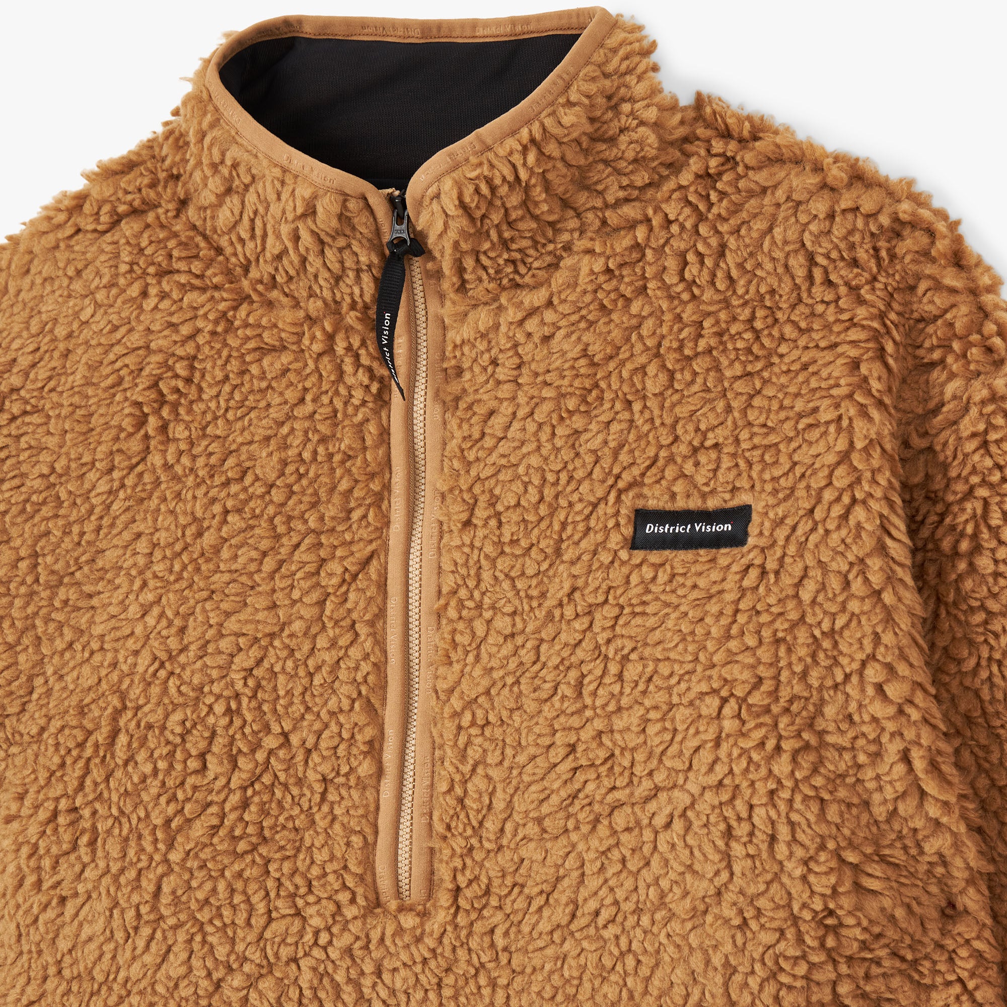District Vision Half-Zip High-Pile Merino Fleece / Sand - Image 8