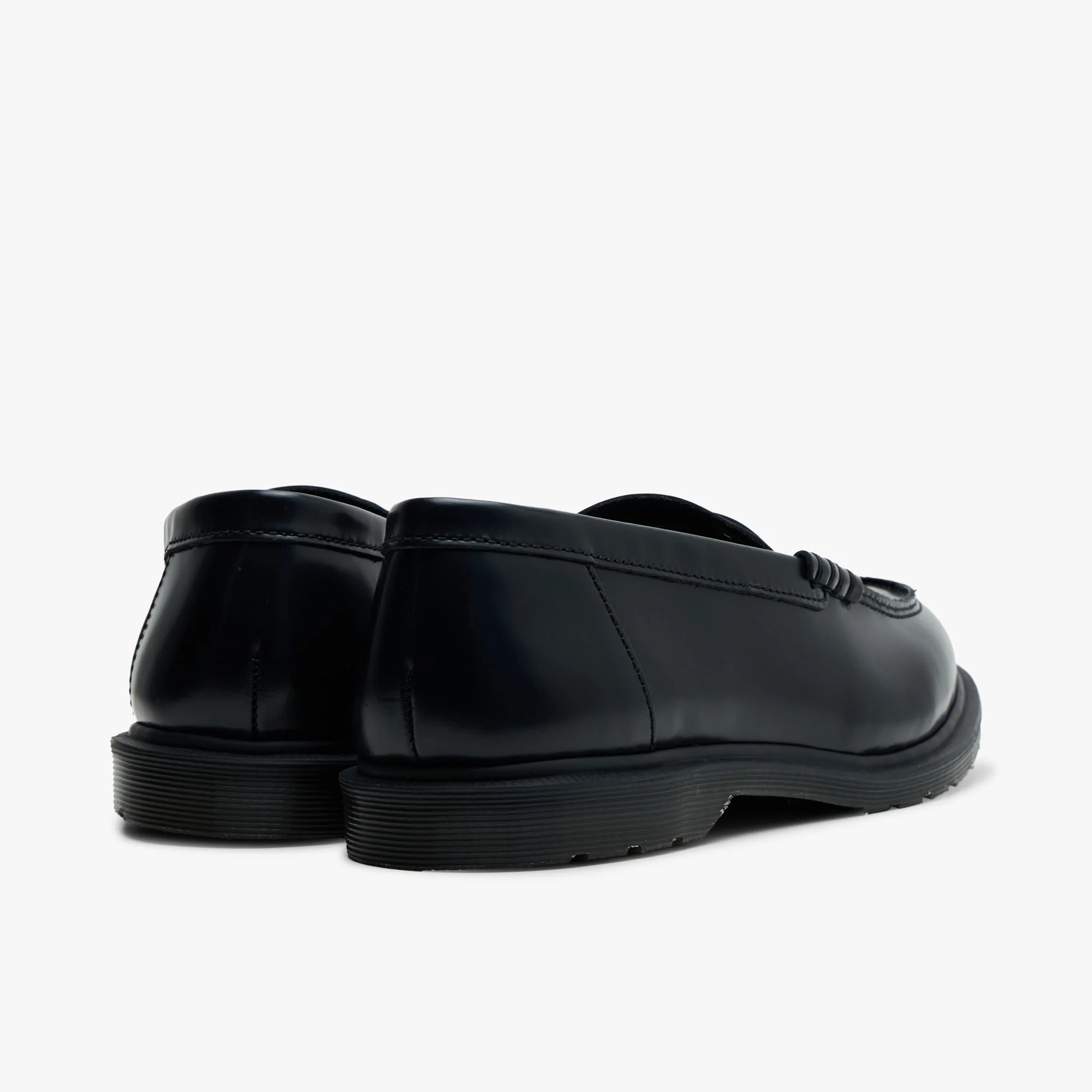 Dr. Martens Mayfare Polished Smooth Leather Penny Loafers / Black - Image 3