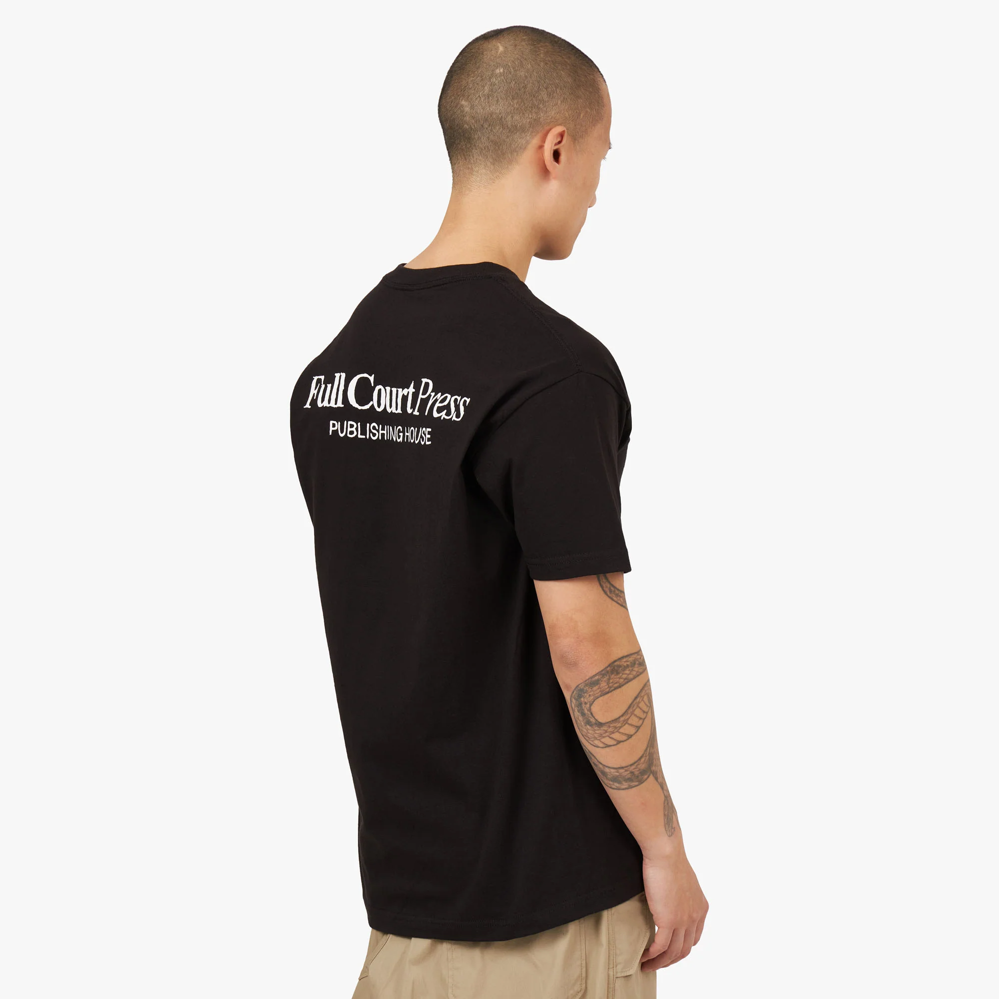 Full Court Press SP24 Logo T-Shirt / Black - Image 3