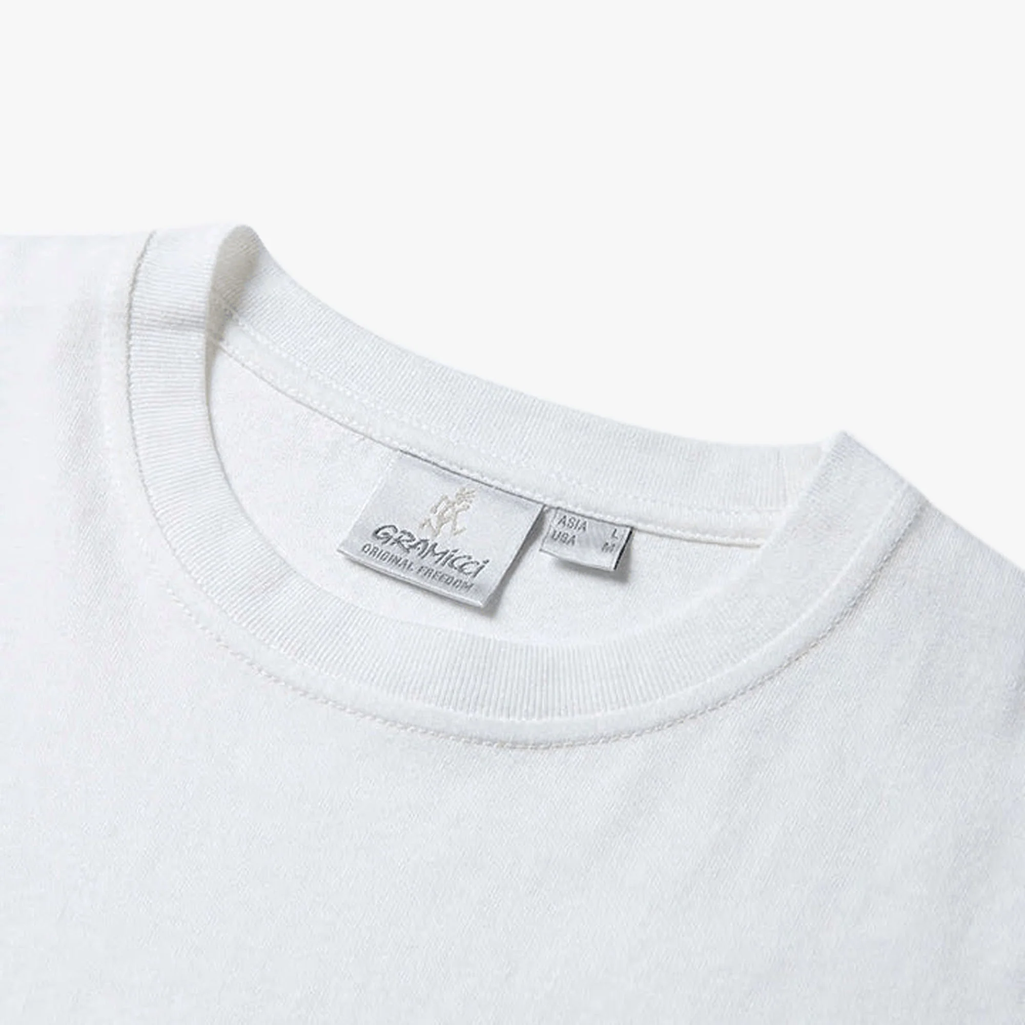 Gramicci One Point T-Shirt / White - Image 4