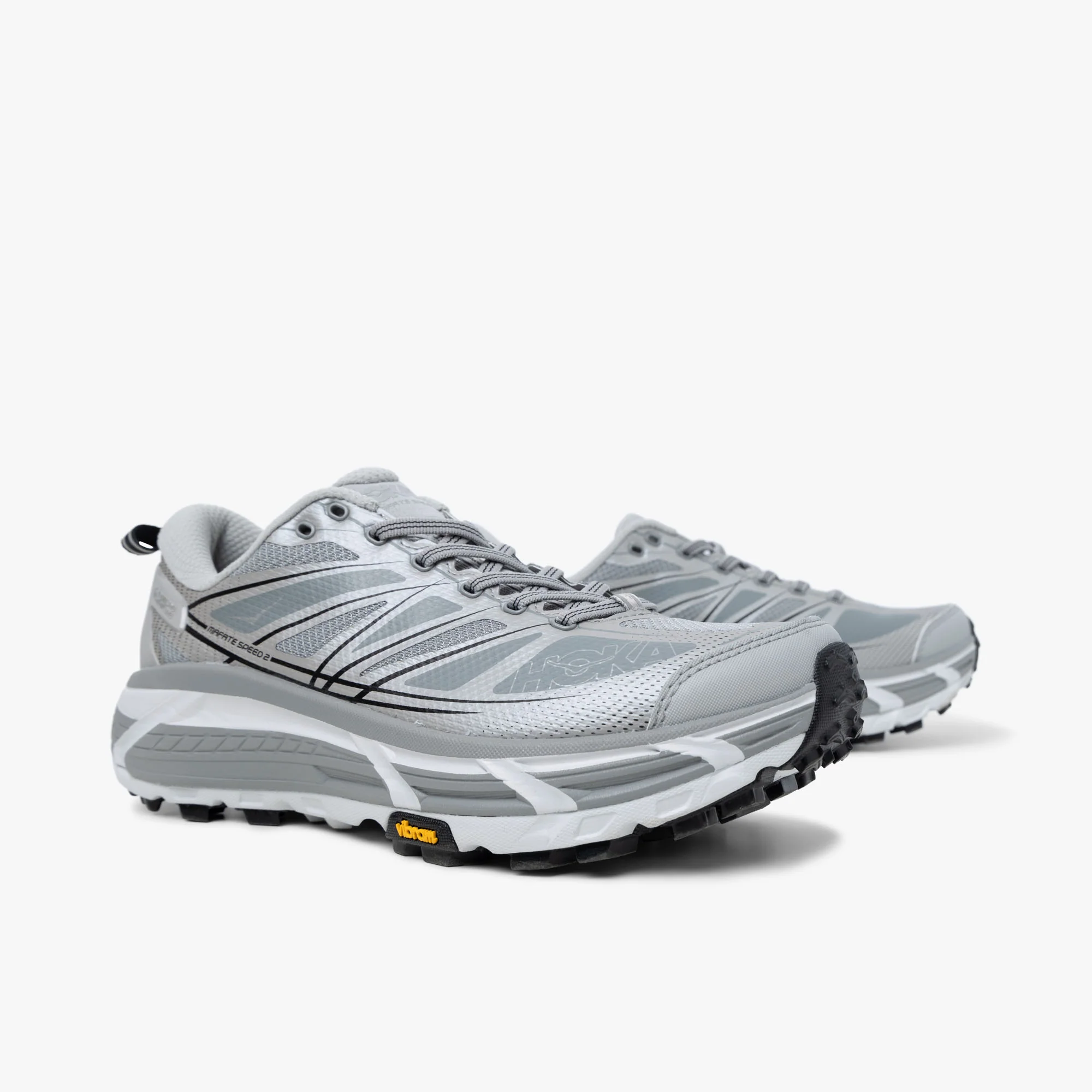 Hoka U Mafate Speed 2 Stellar Grey / Galactic Grey - Image 3