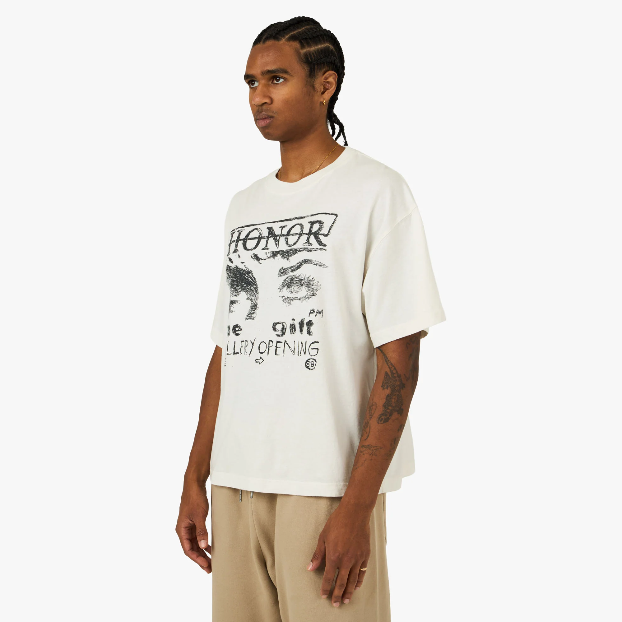Honor The Gift Art That Reflects T-Shirt / Black - Image 2