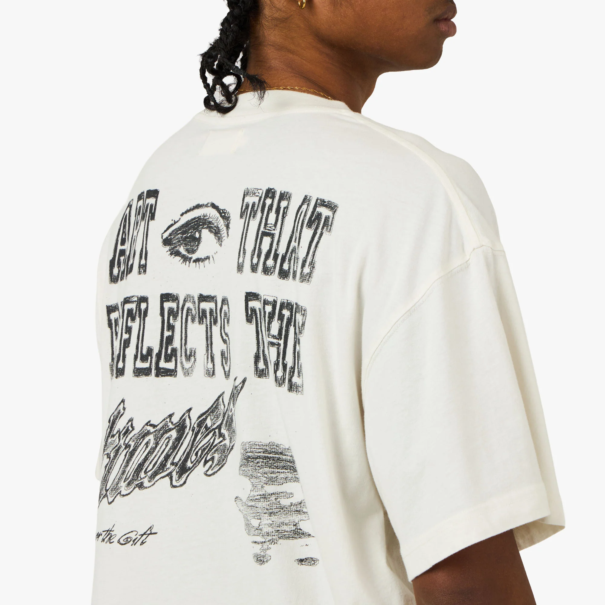 Honor The Gift Art That Reflects T-Shirt / Black - Image 5