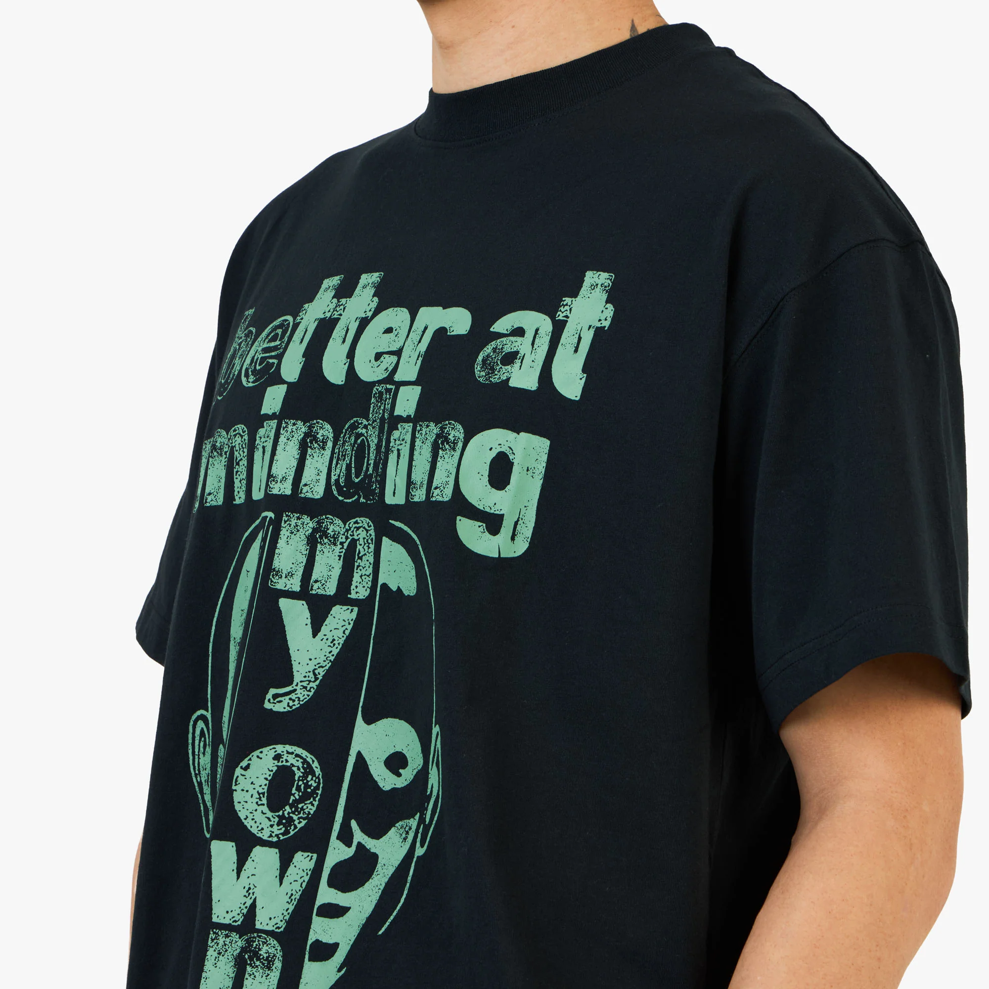 Honor The Gift Better At Minding My Own T-Shirt / Black - Image 3