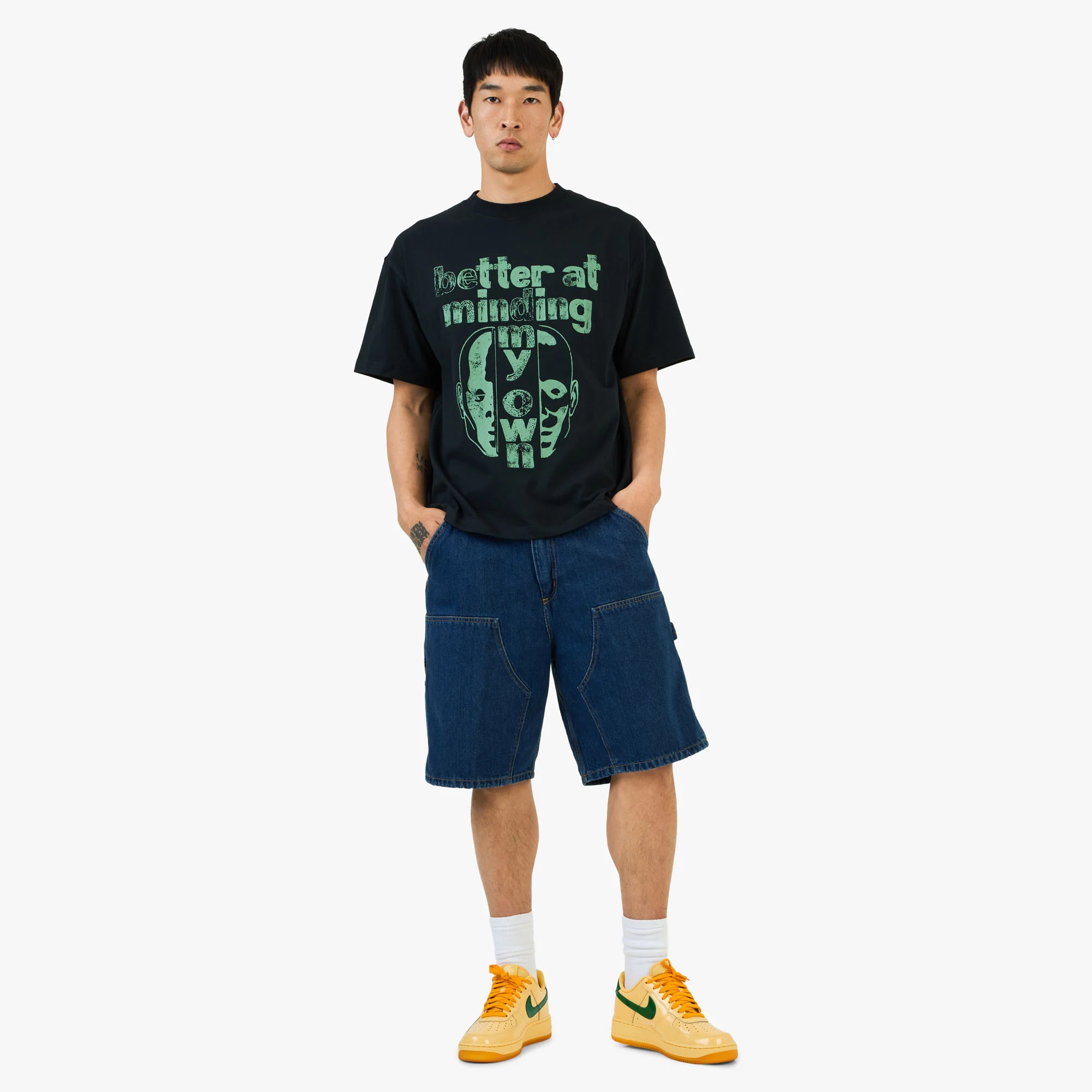 Honor The Gift Better At Minding My Own T-Shirt / Black - Image 6