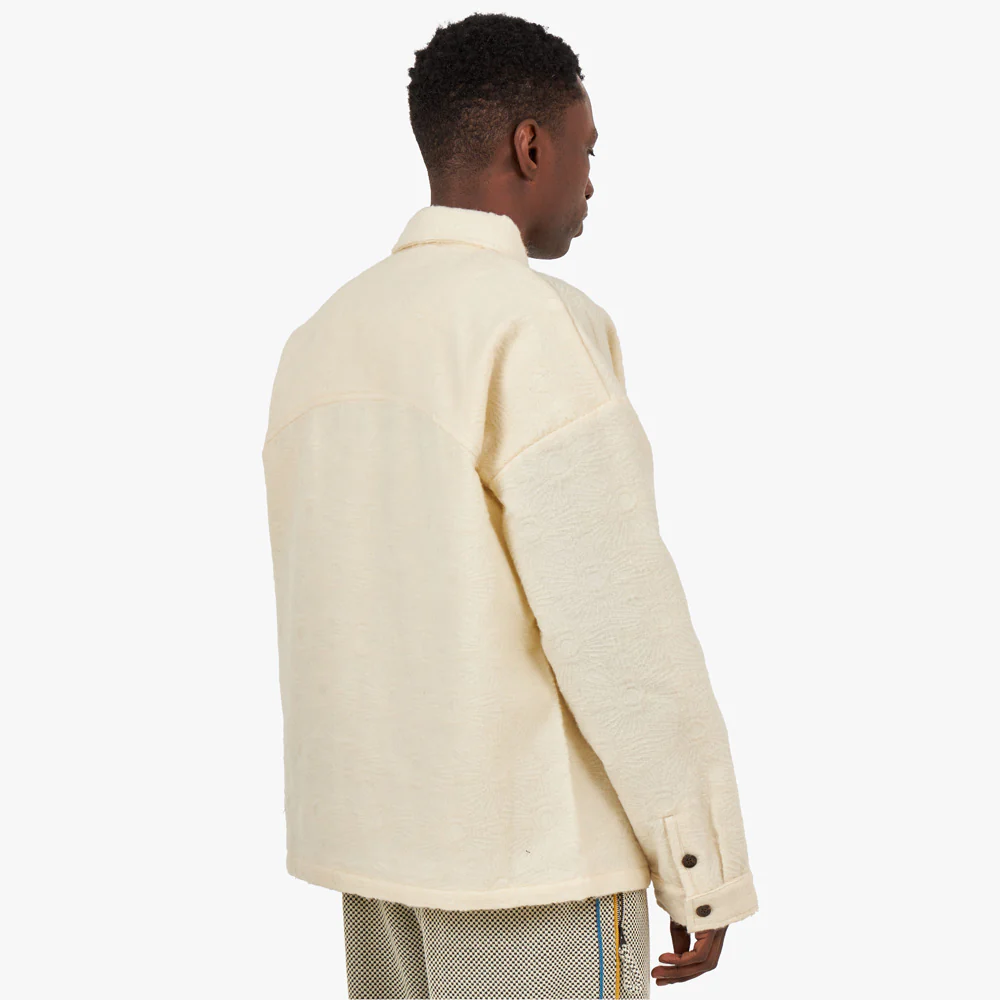 Honor The Gift Floral Cover Shirt / Cream - Image 3