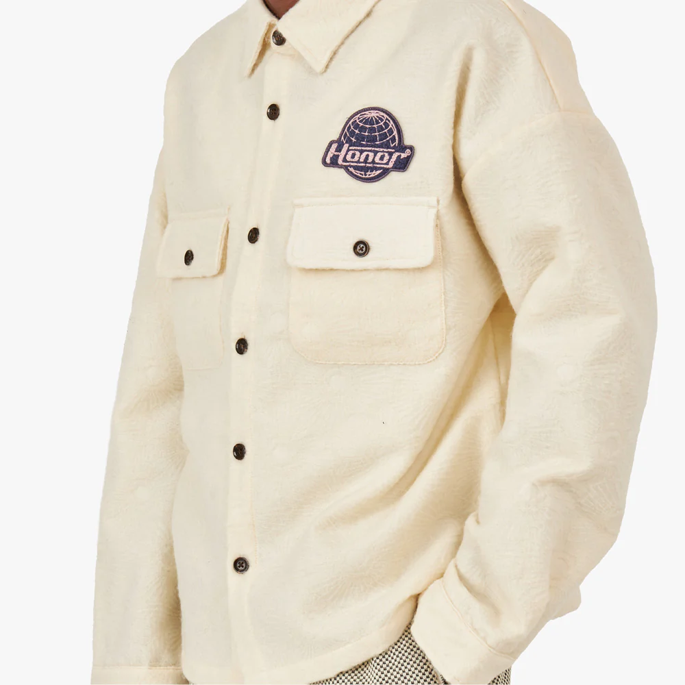 Honor The Gift Floral Cover Shirt / Cream - Image 4