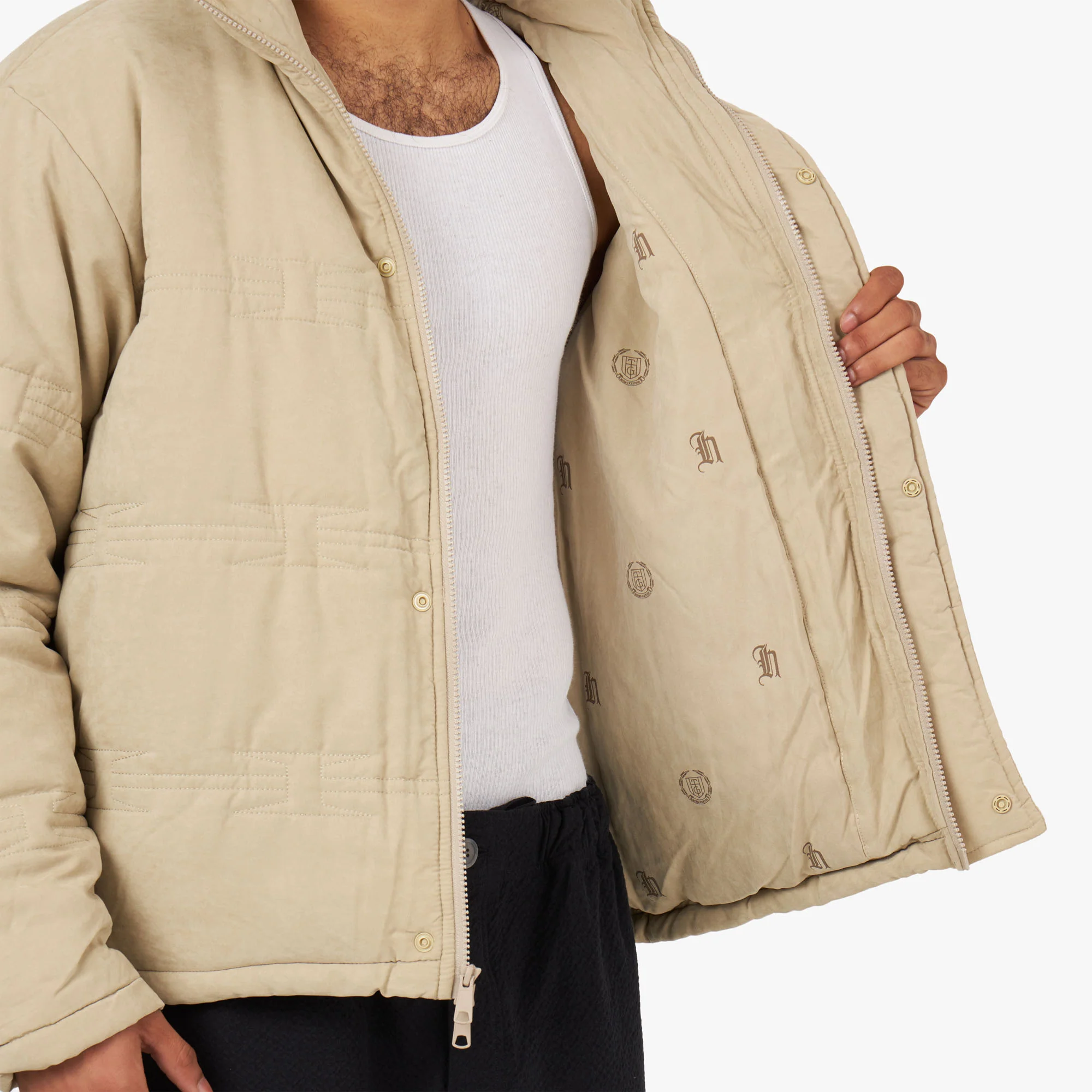 Honor The Gift H Wire Quilt Jacket / Bone - Image 6