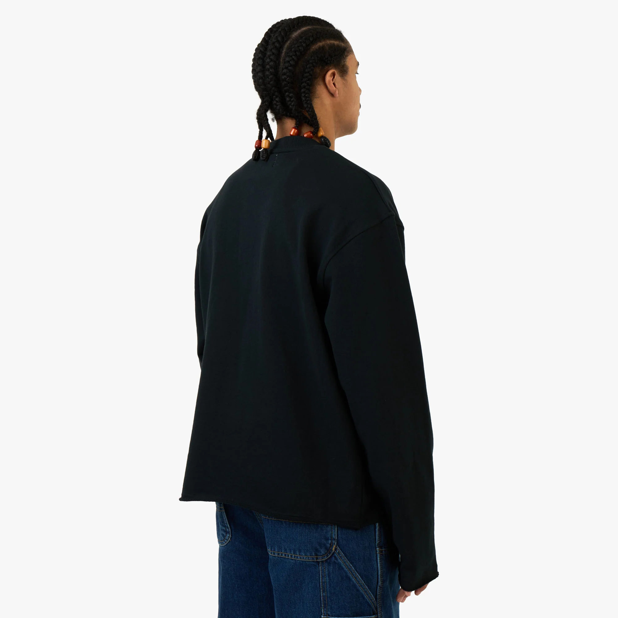 Honor The Gift I Can See Through Your Bullshit Crewneck / Black - Image 3