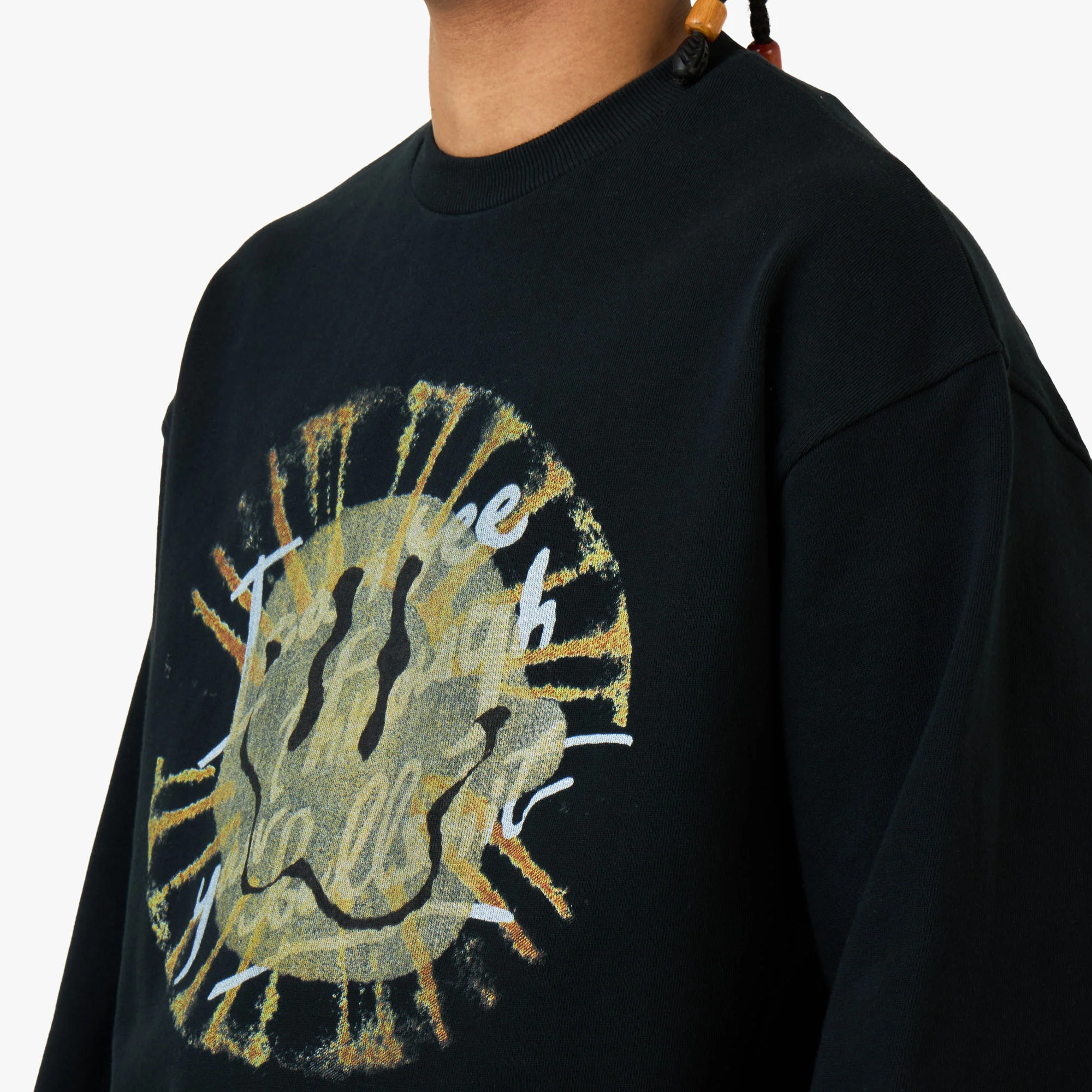 Honor The Gift I Can See Through Your Bullshit Crewneck / Black - Image 4