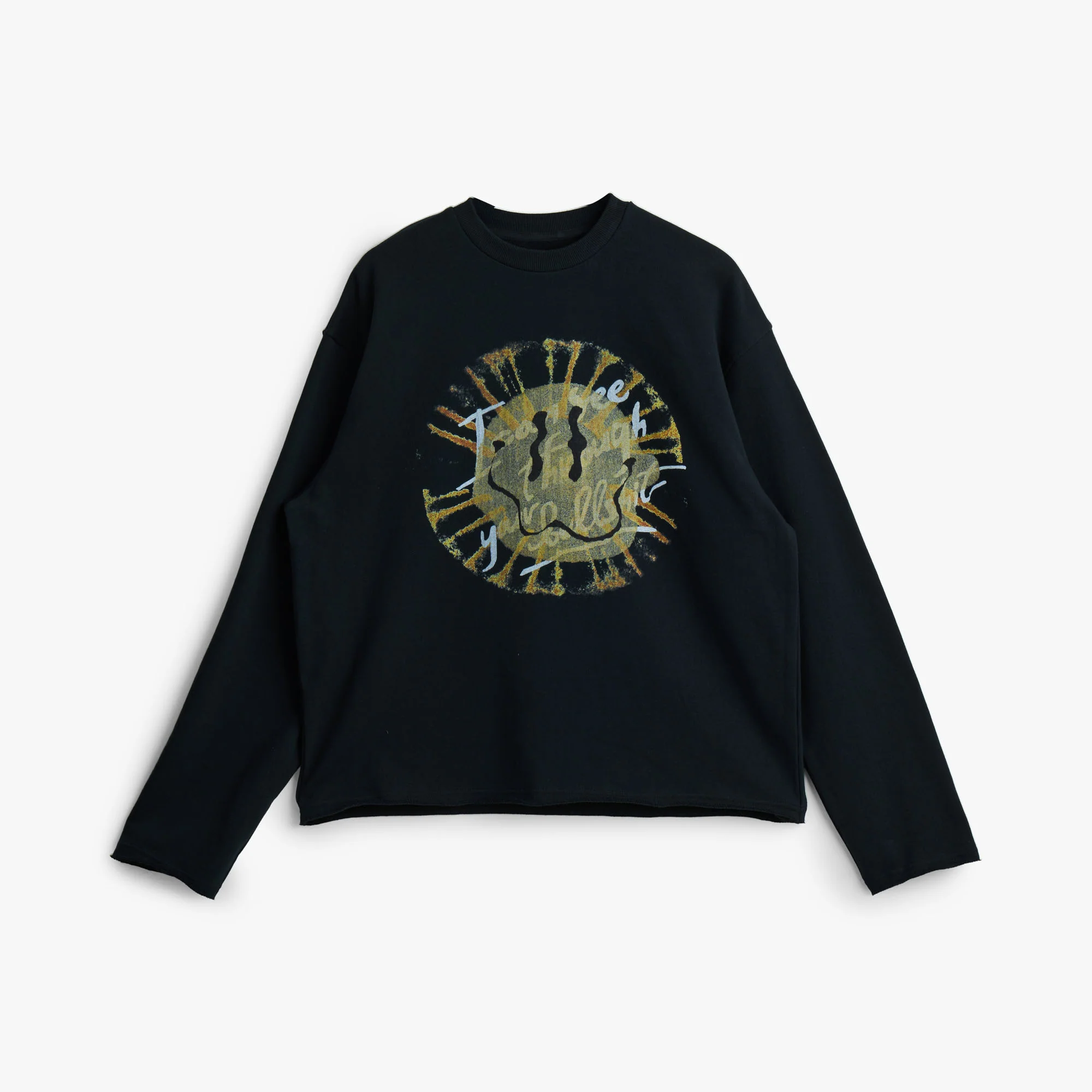 Honor The Gift I Can See Through Your Bullshit Crewneck / Black - Image 8