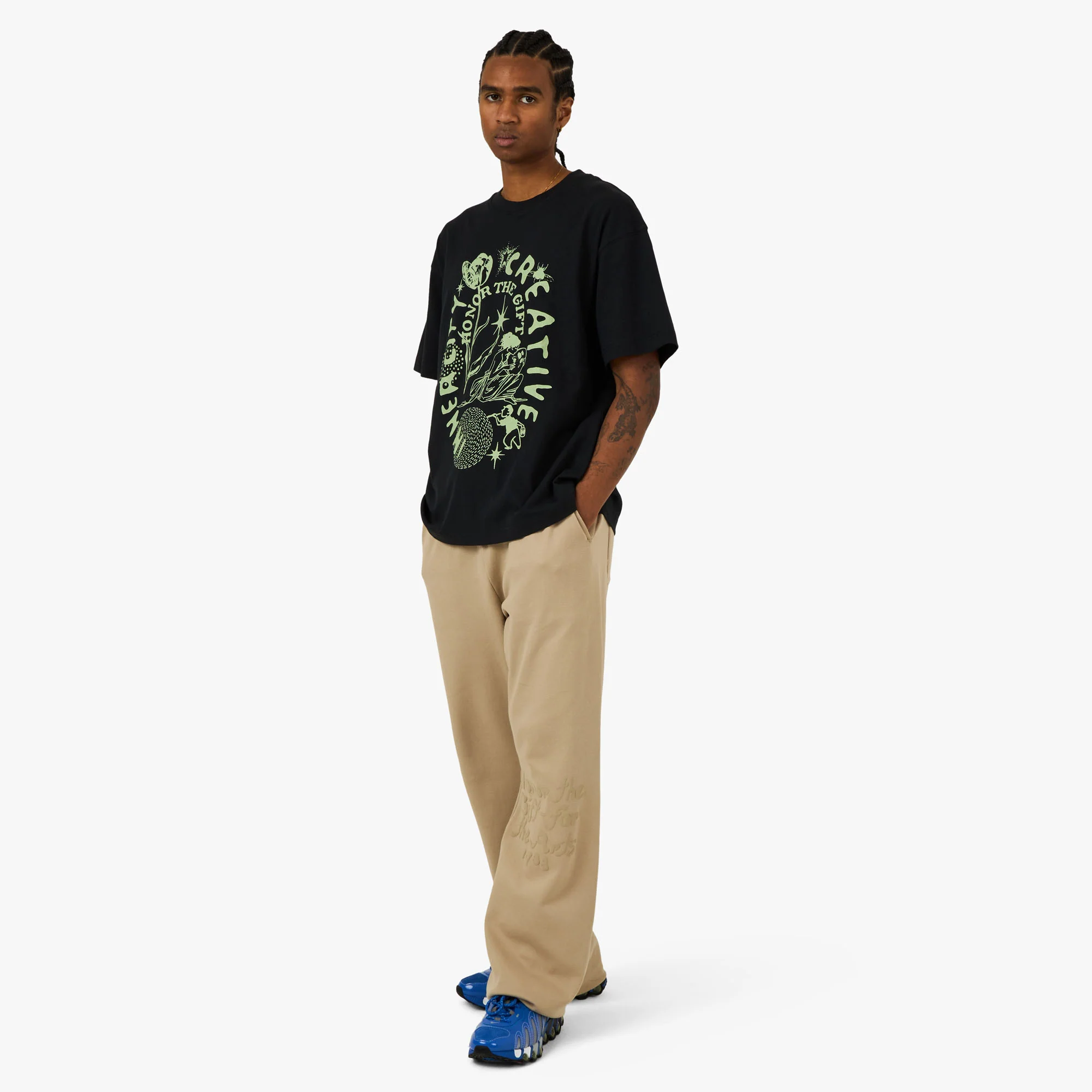 Honor The Gift Inner City Creative T-Shirt Black - Image 6