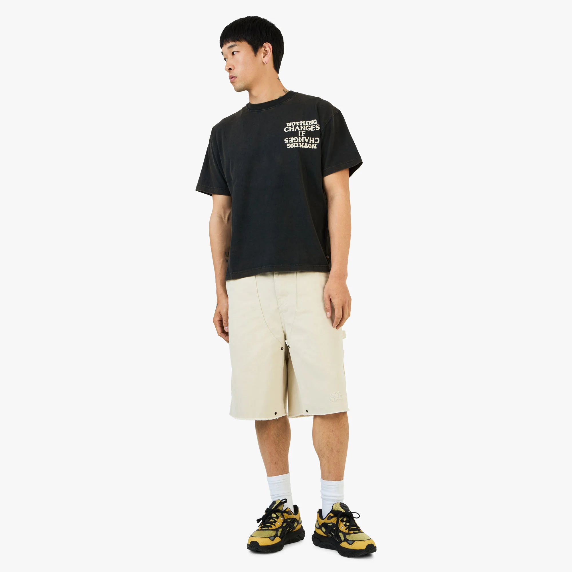 Honor The Gift Nothing Changes T-Shirt / Black - Image 6