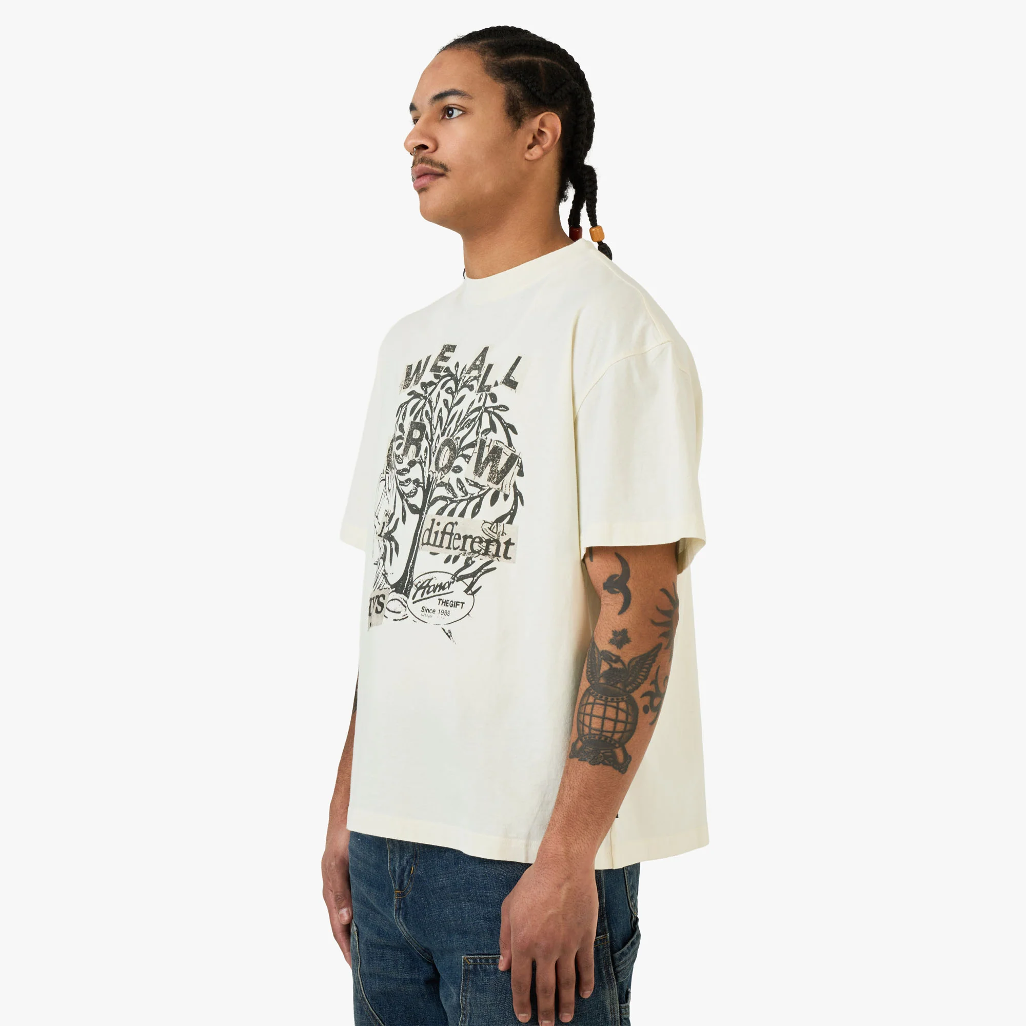 Honor The Gift We All Grow T-Shirt / White - Image 2