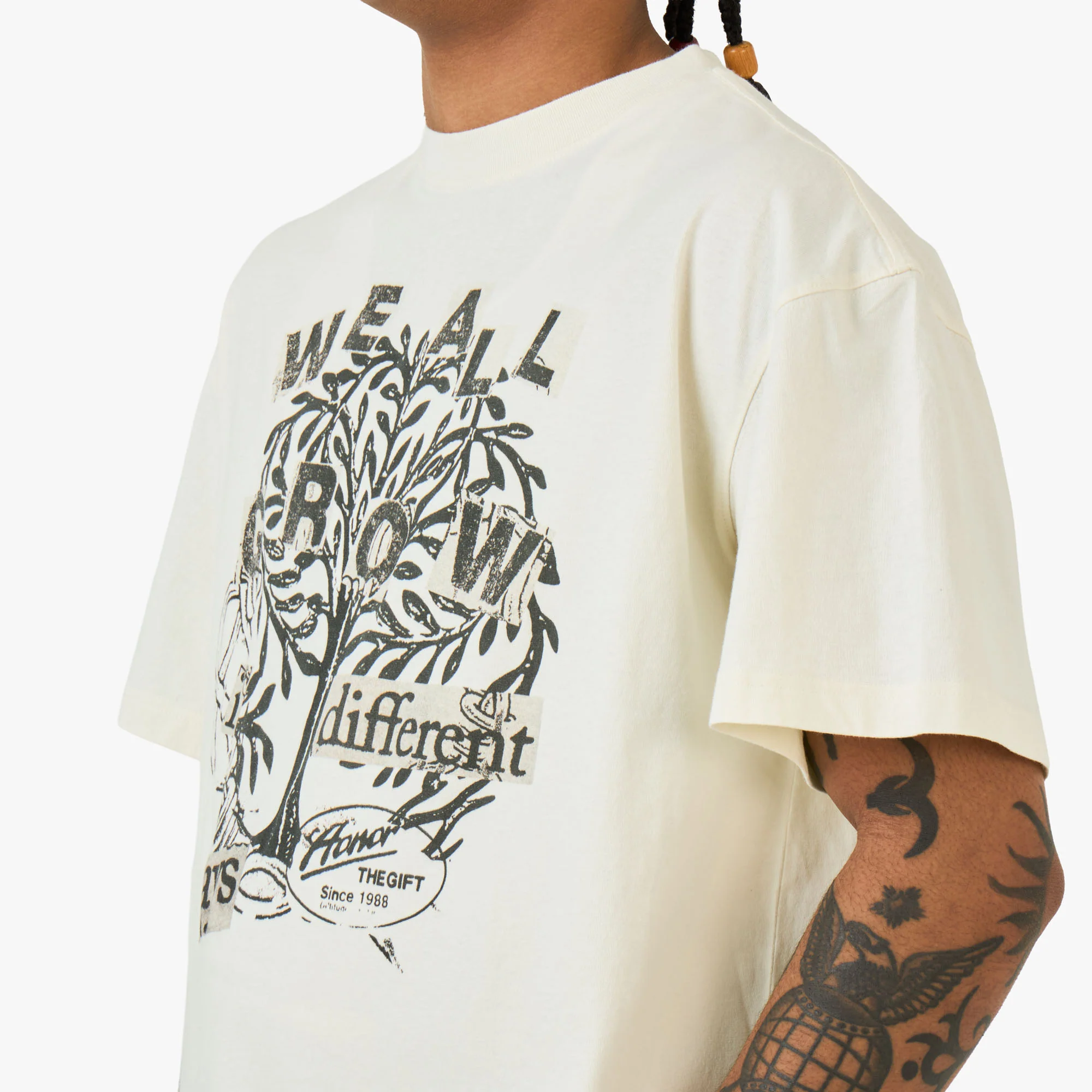 Honor The Gift We All Grow T-Shirt / White - Image 4