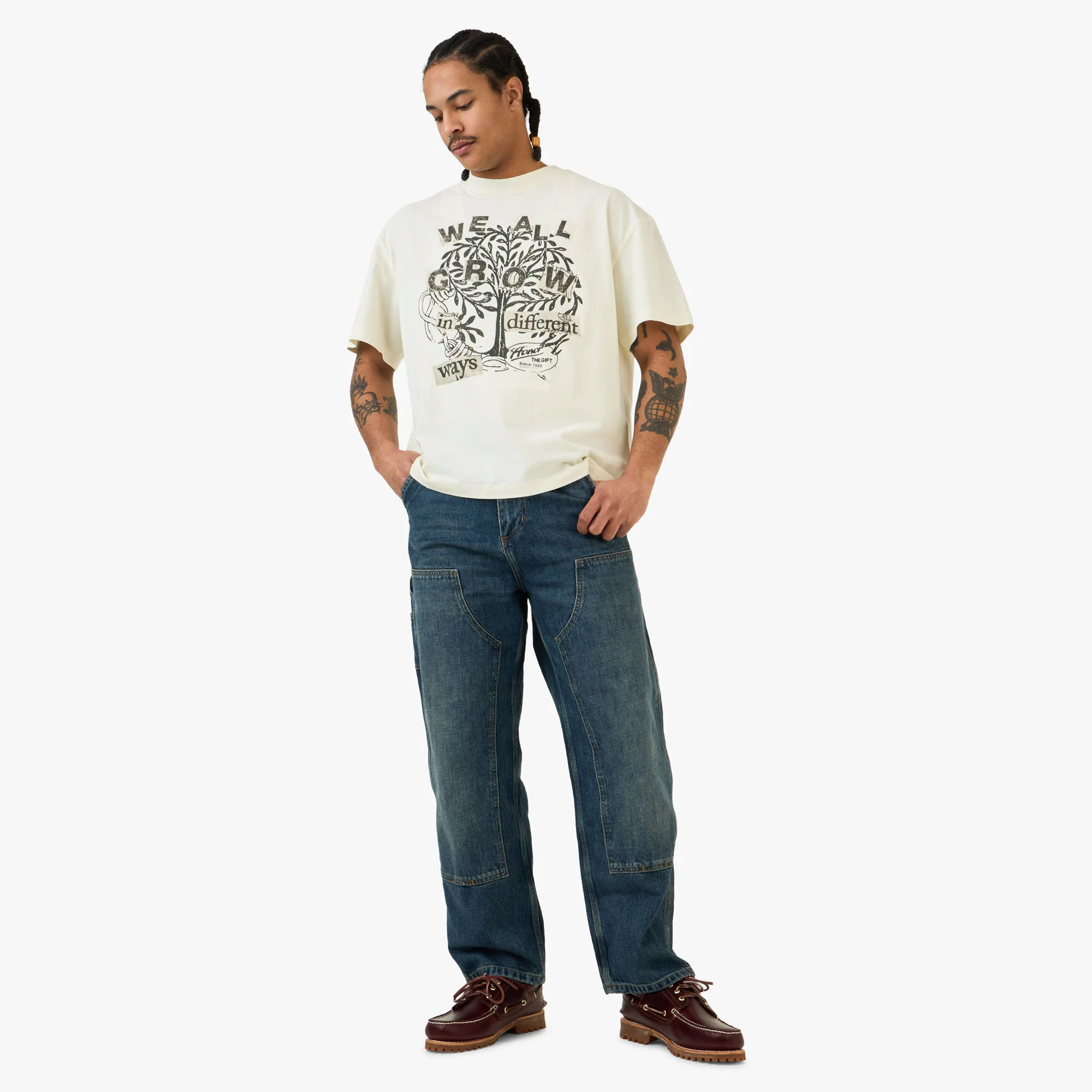 Honor The Gift We All Grow T-Shirt / White - Image 6