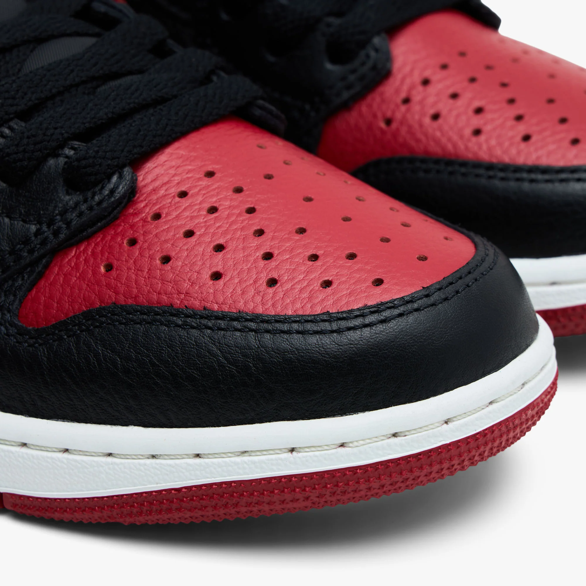 Jordan 1 Retro Low OG Black / Black - Varsity Red - Image 5