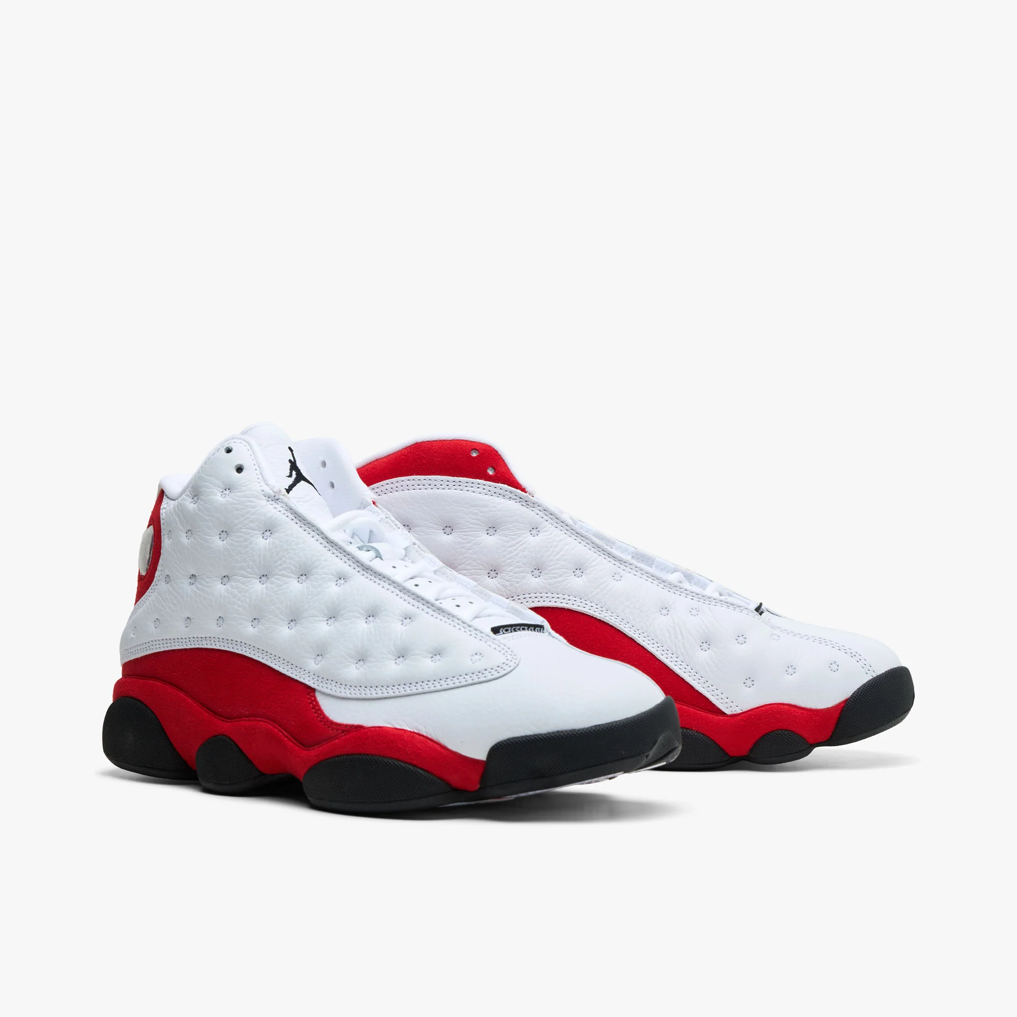 Jordan 13 Retro White / Black - True Red - Image 3