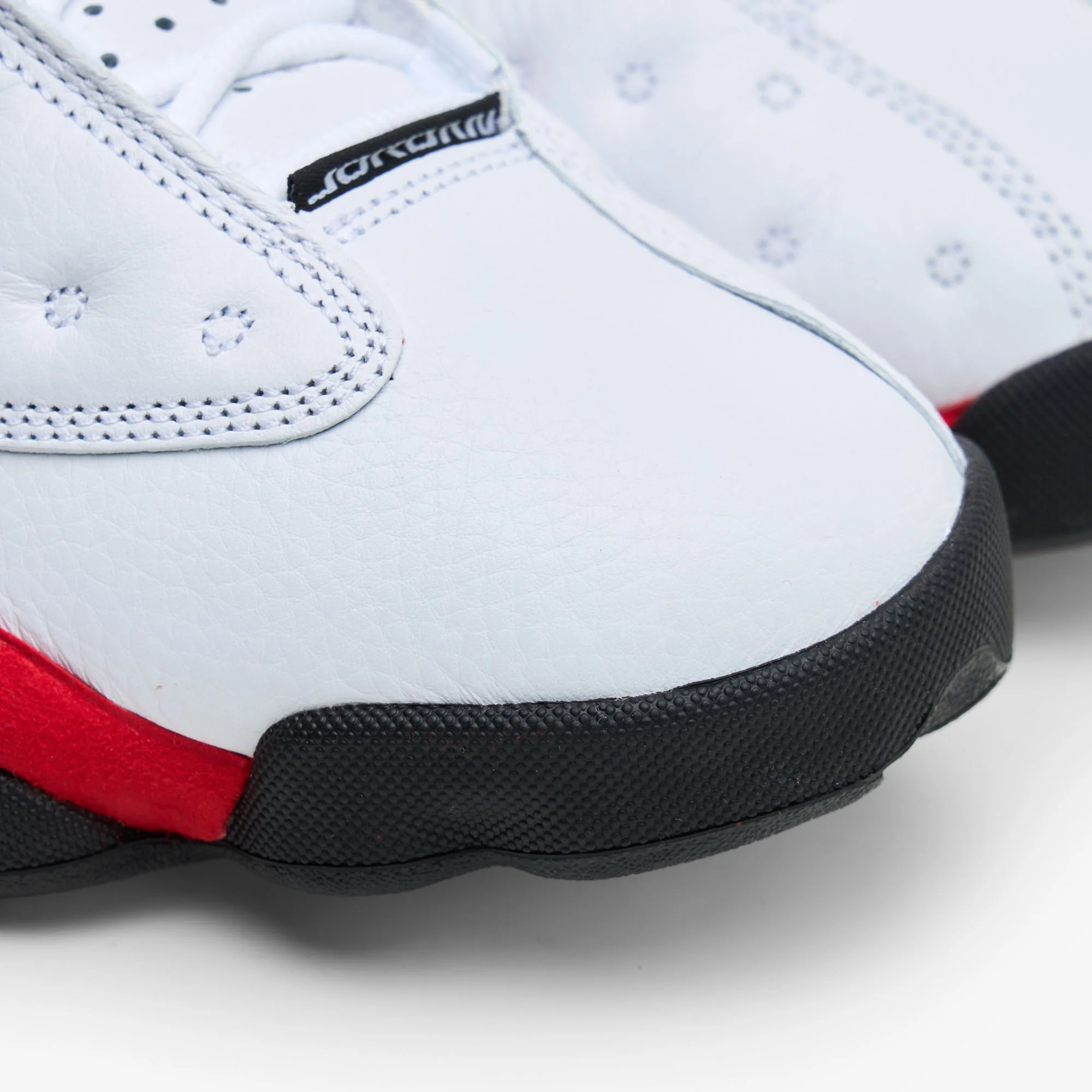 Jordan 13 Retro White / Black - True Red - Image 6