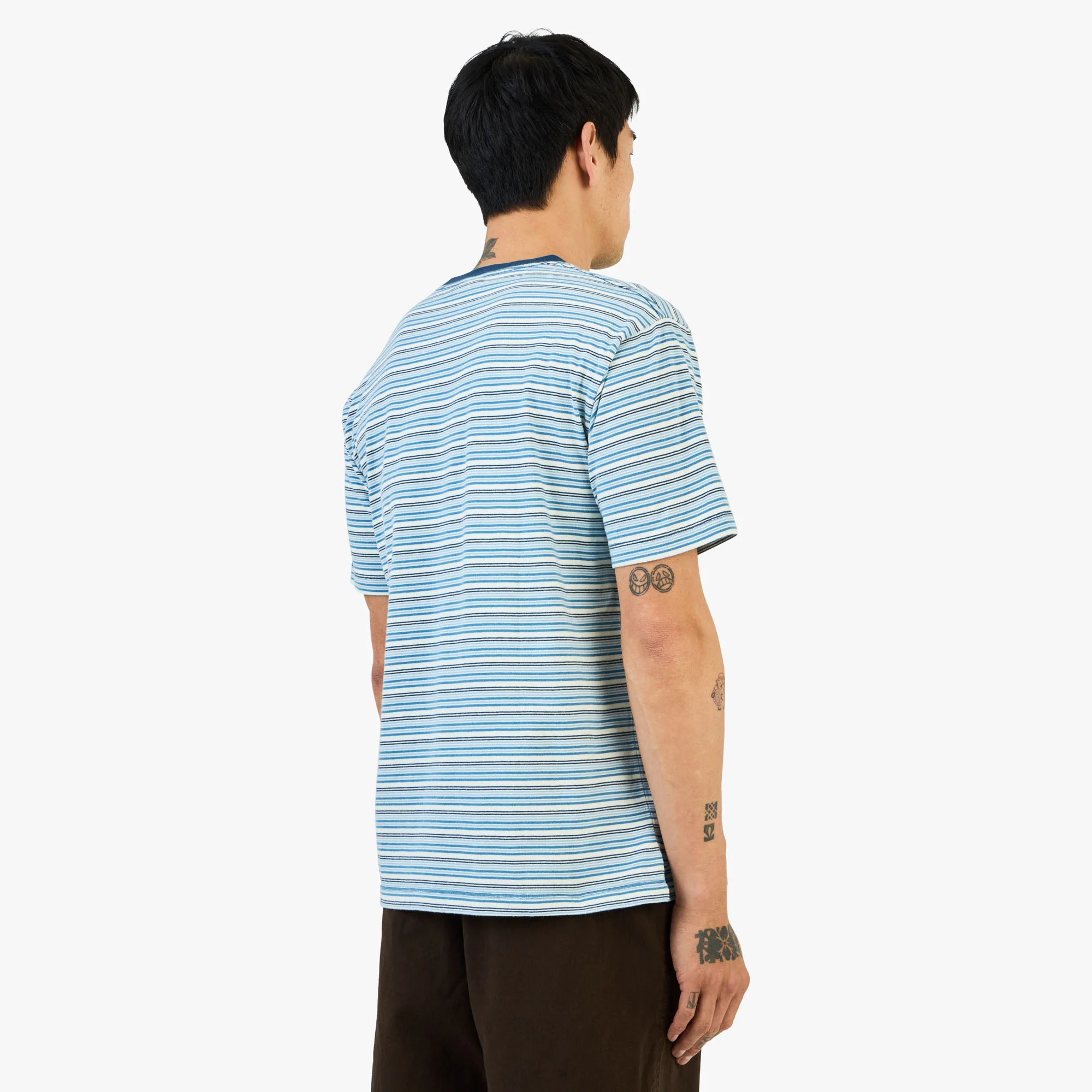 KHAKIS Border T-Shirt /  Blue - Image 2