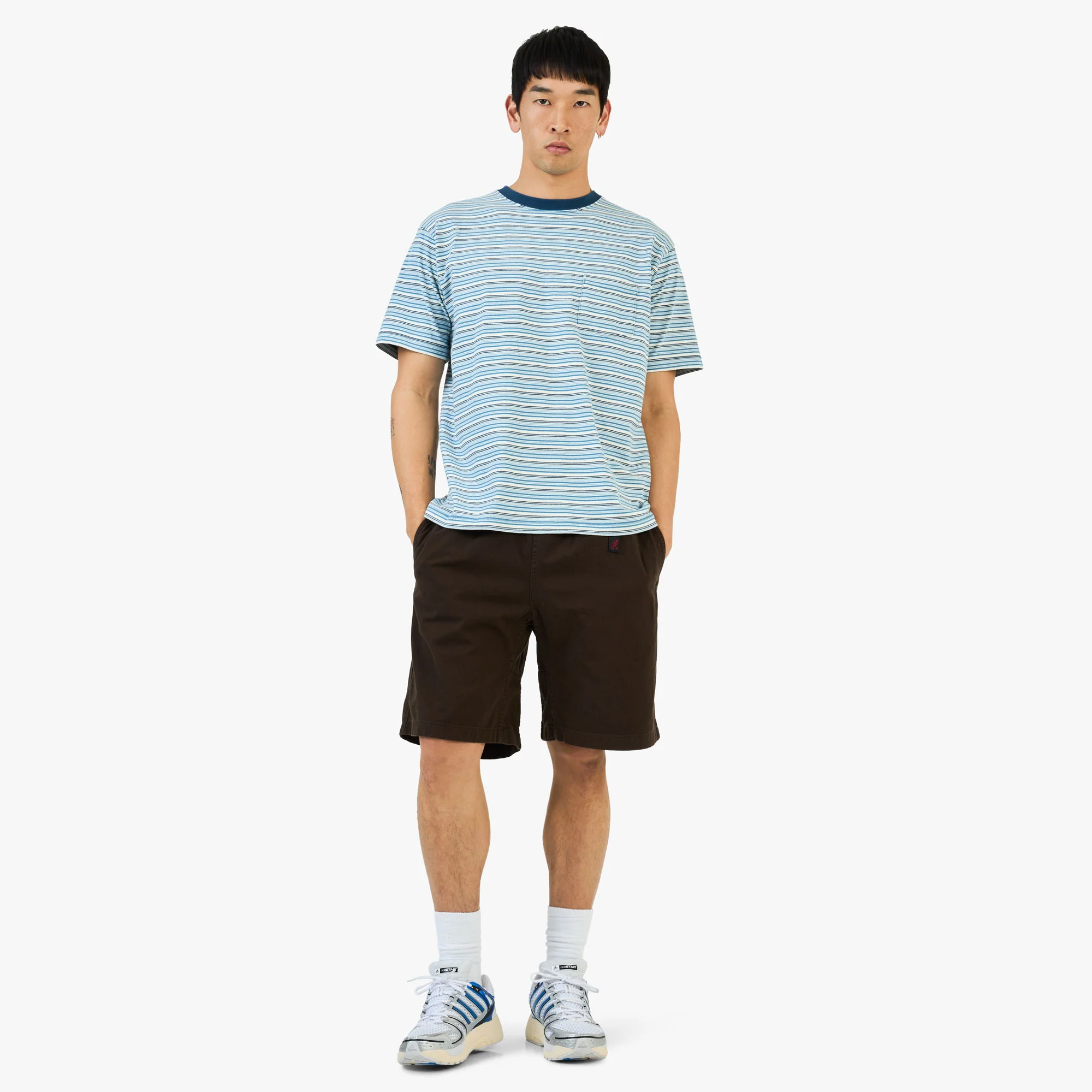 KHAKIS Border T-Shirt /  Blue - Image 6