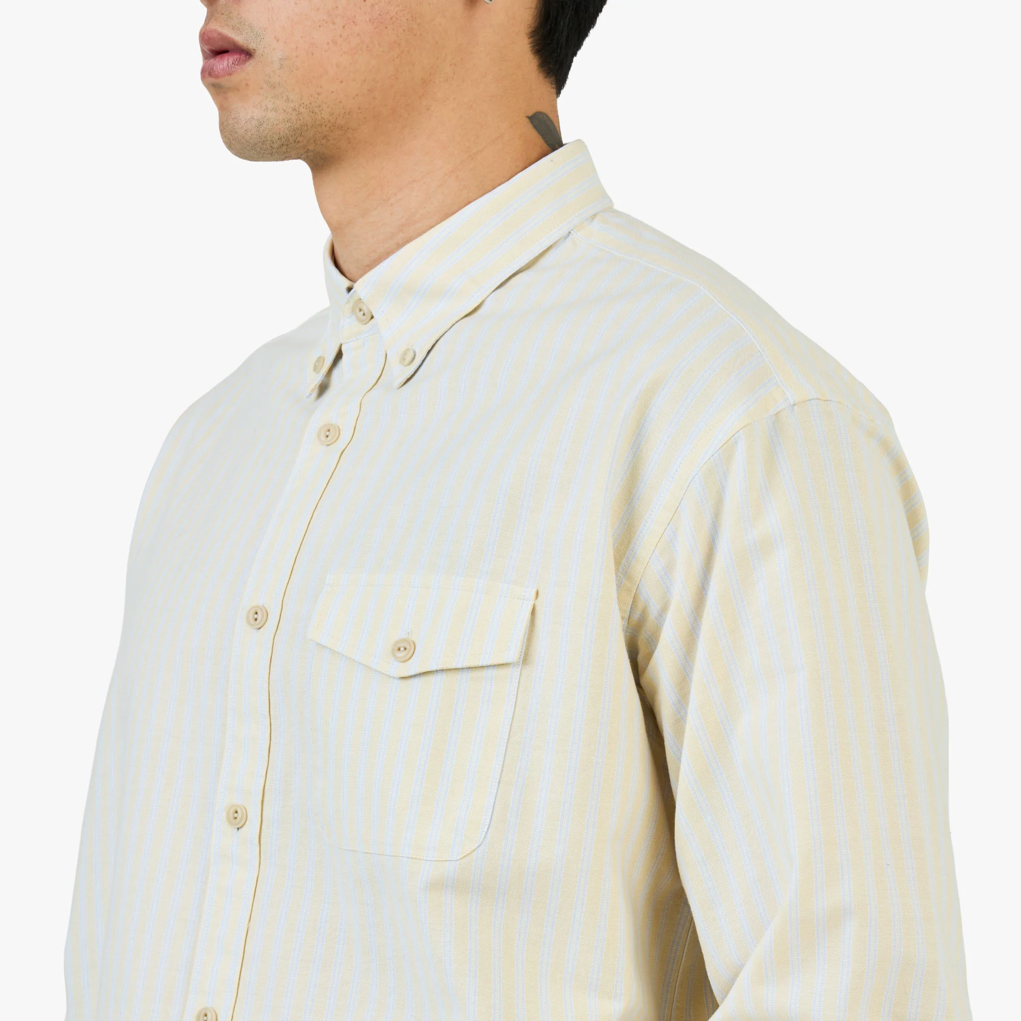 Khakis Oxford Club Shirt / Yellow - Image 3