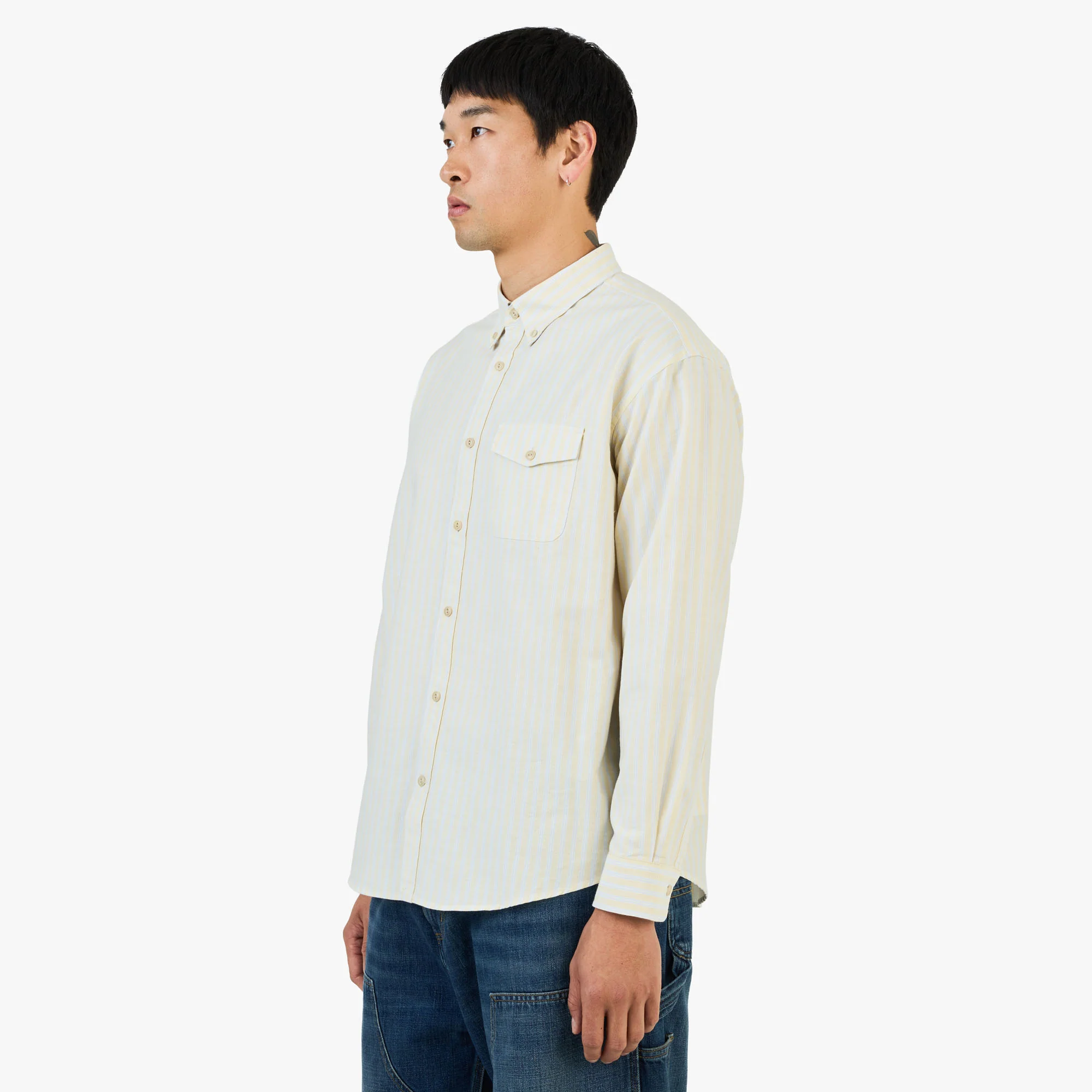 Khakis Oxford Club Shirt / Yellow - Image 5