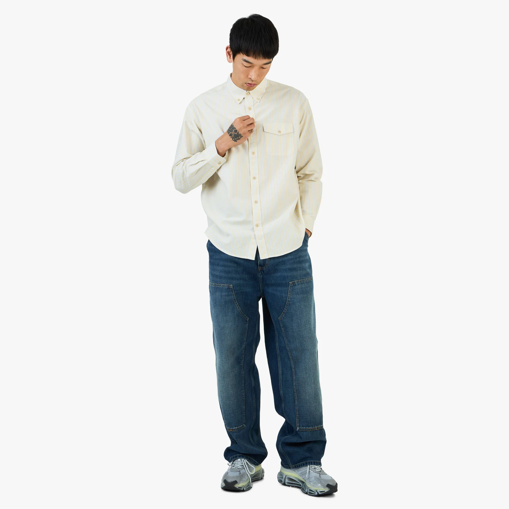 Khakis Oxford Club Shirt / Yellow - Image 6