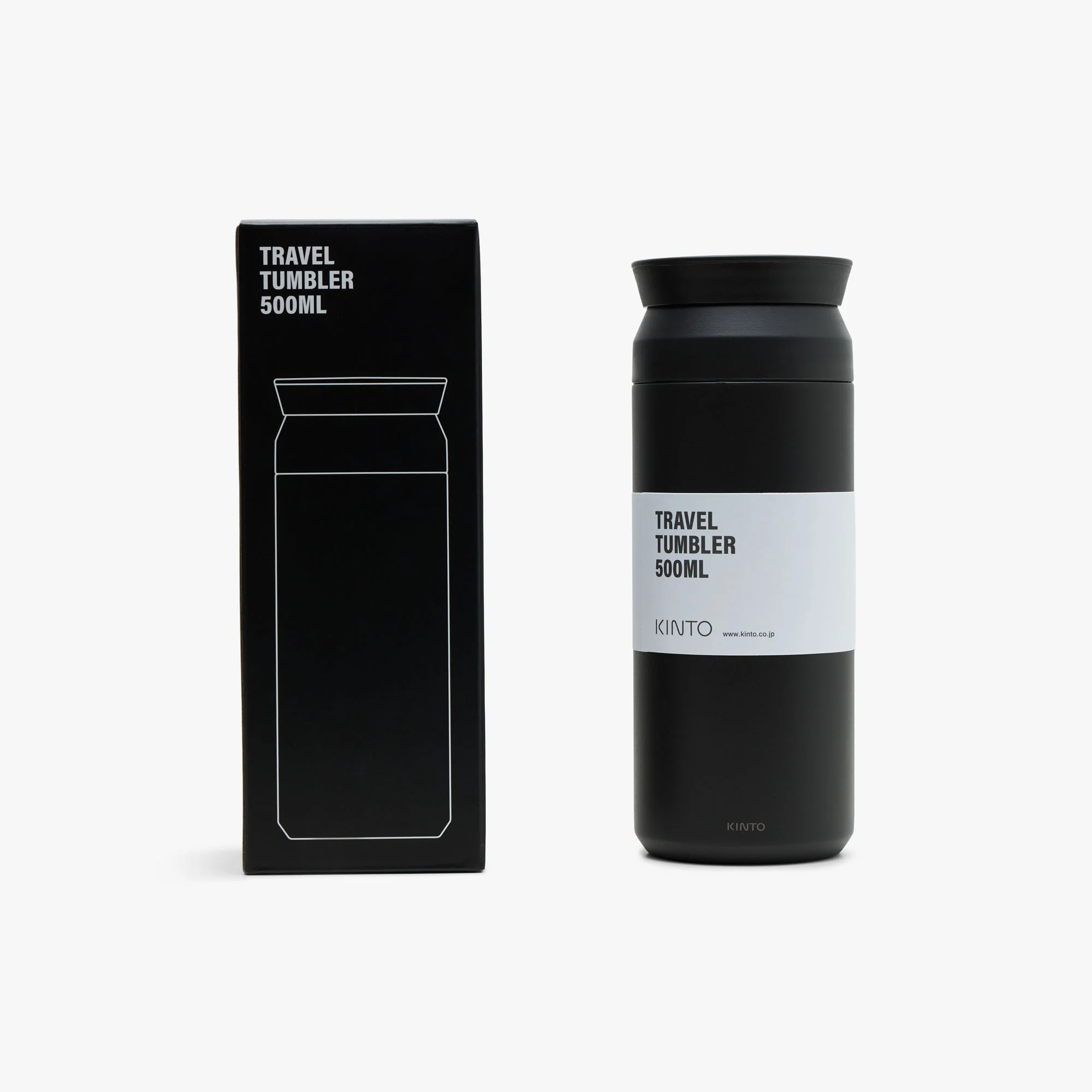Kinto Travel Tumbler 500ml / Black - Image 2
