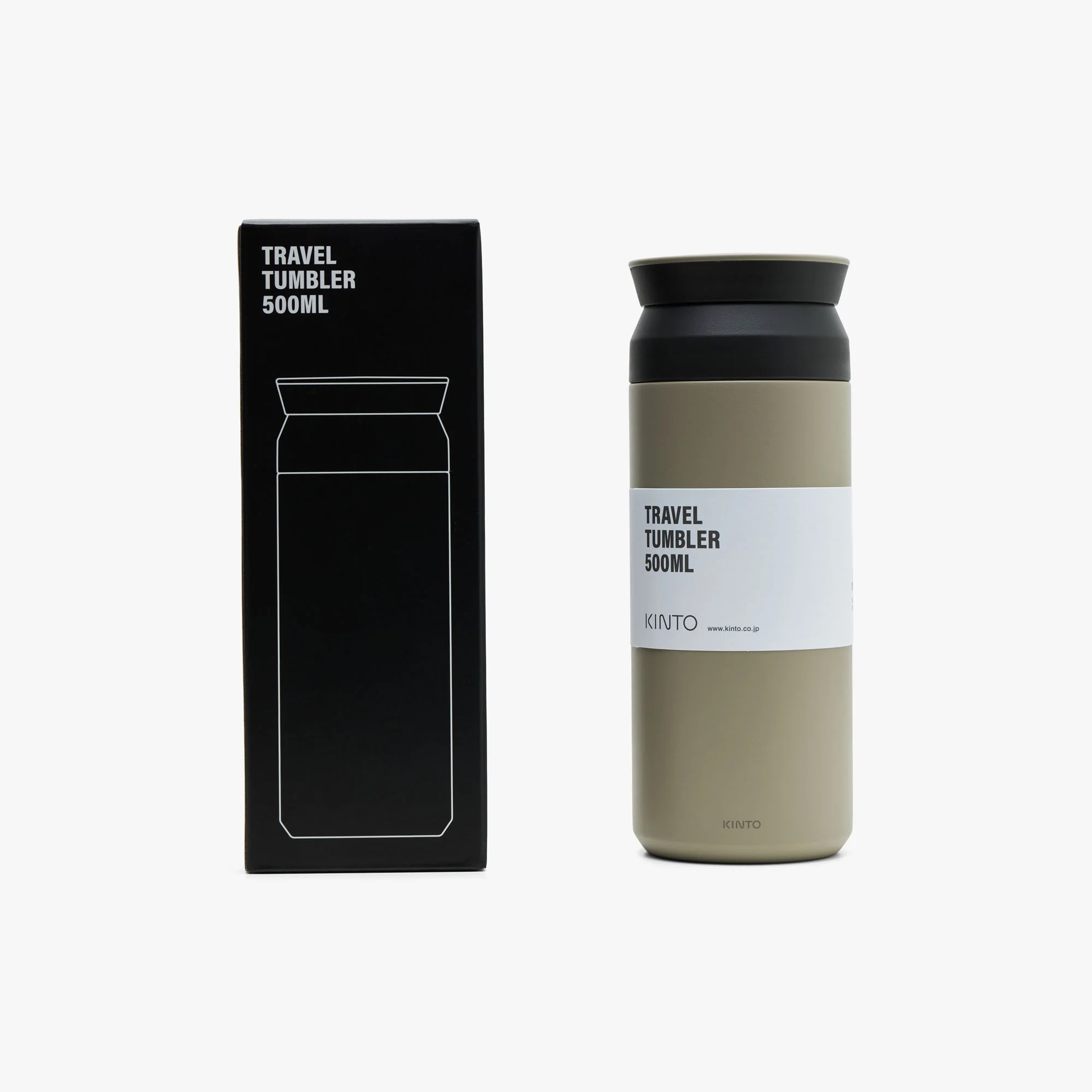 Kinto Travel Tumbler 500ml  / Sand Beige - Image 2