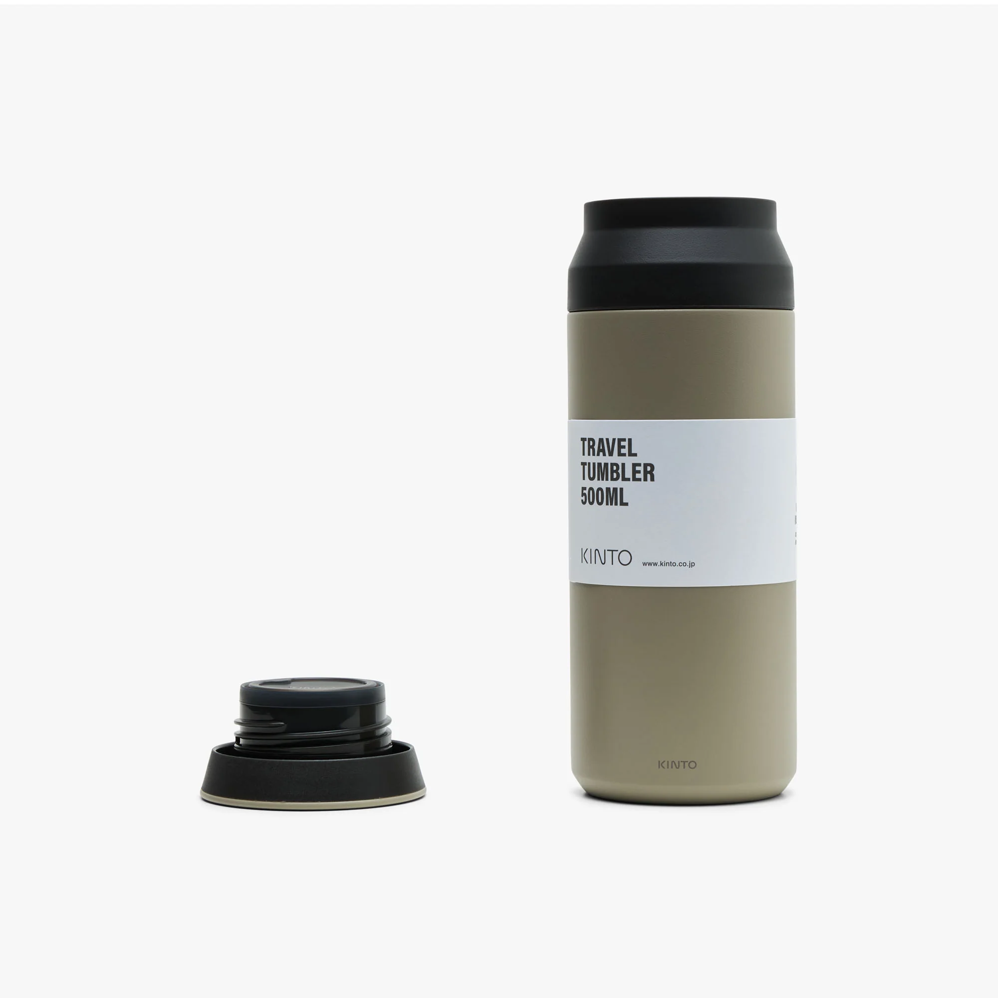 Kinto Travel Tumbler 500ml  / Sand Beige - Image 4
