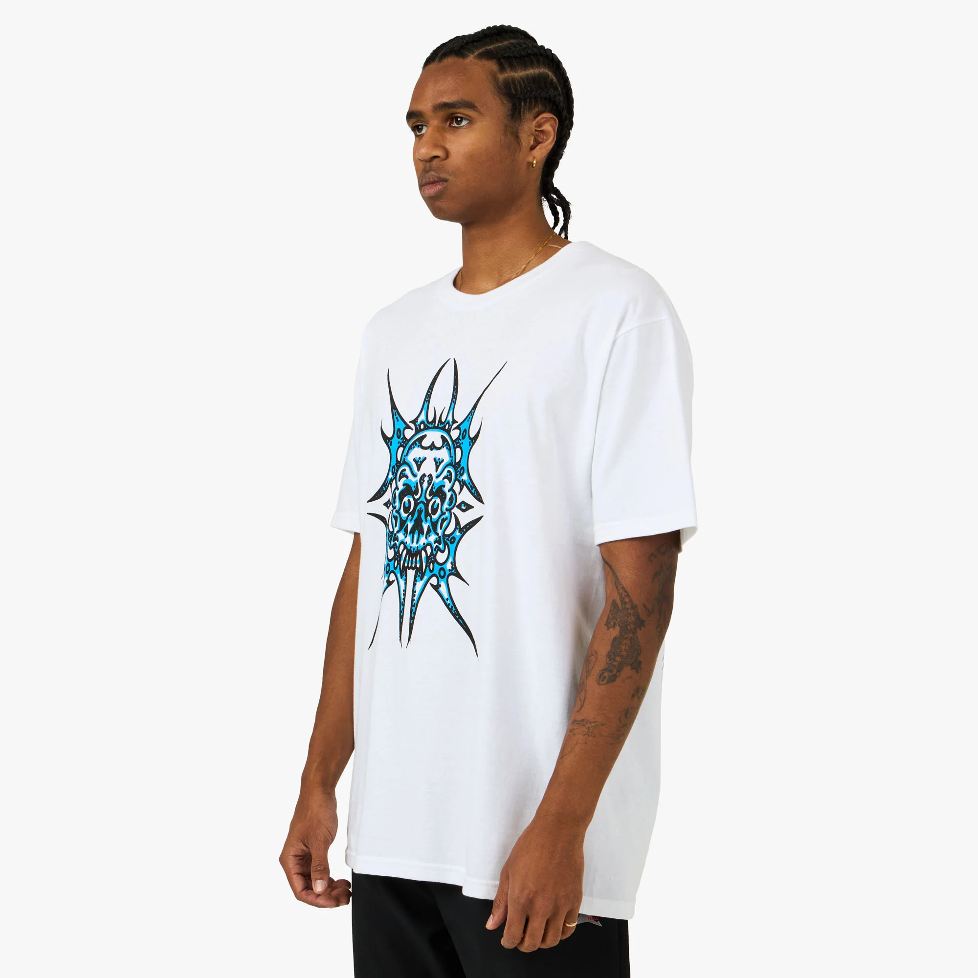 Livestock Artist Series Mitch Dixon T-Shirt White / Blue - Image 2