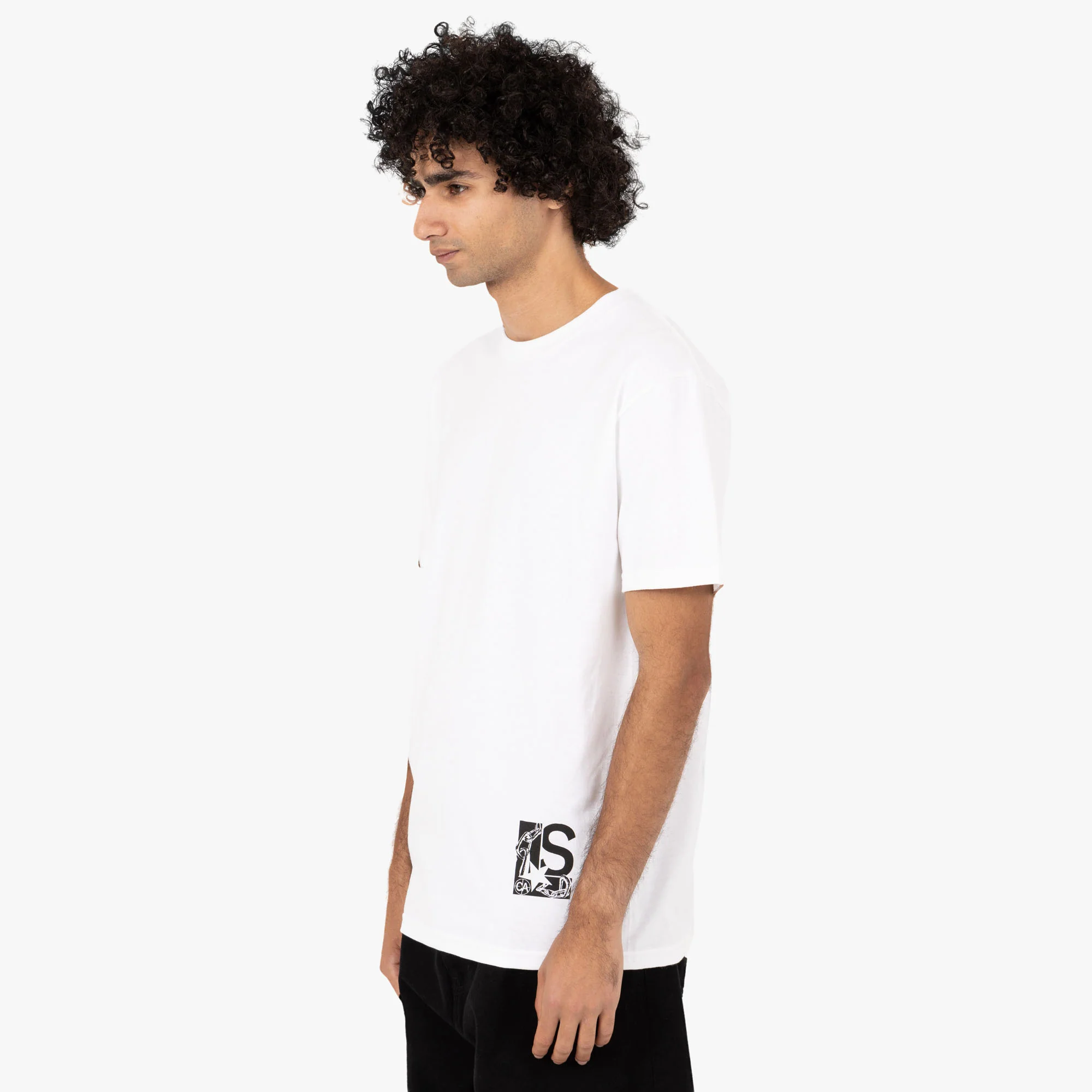 Livestock Chain Logo Censorious T-shirt / White - Image 3