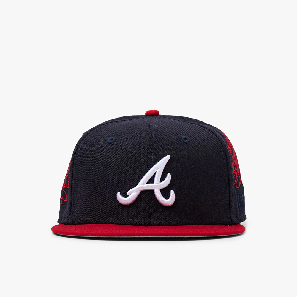 Livestock x New Era Atlanta Braves 59FIFTY Hat / Navy - Image 2
