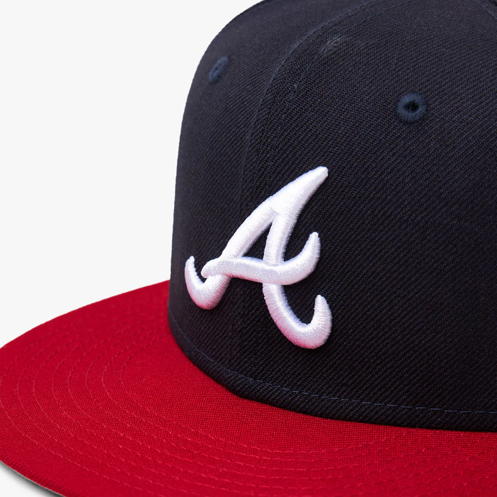 Livestock x New Era Atlanta Braves 59FIFTY Hat / Navy - Image 3
