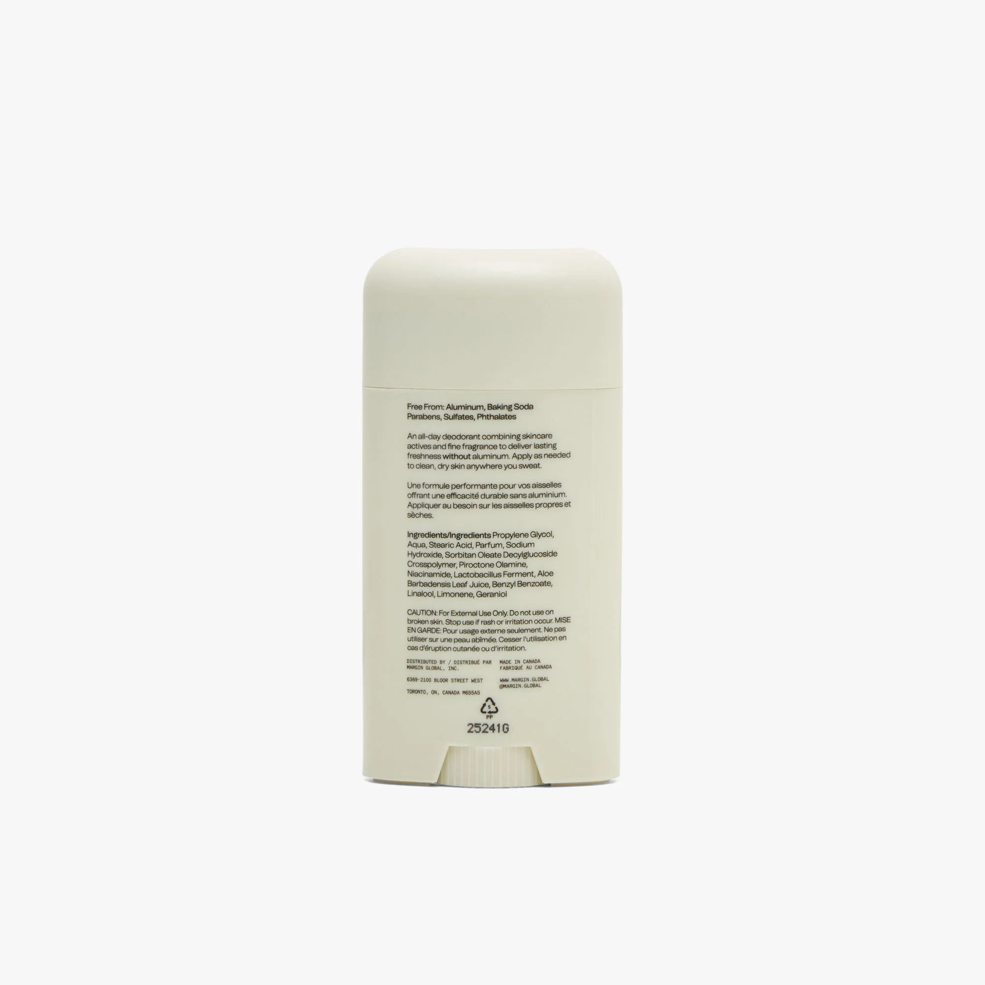 Margin Aluminium Free Clean Performance Deodorant Garden Leave - Image 2