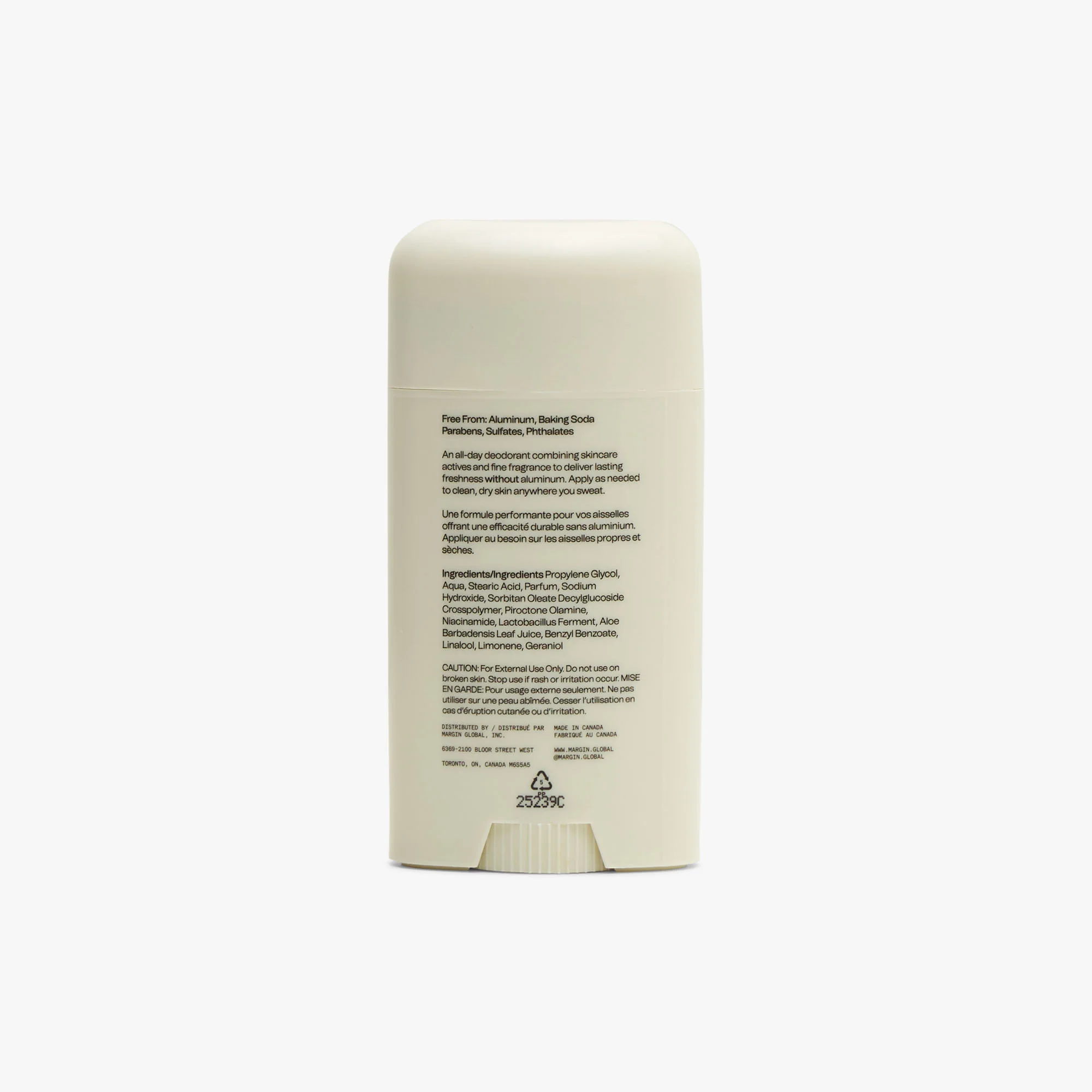 Margin Aluminium Free Clean Performance Deodorant Warm Water - Image 2