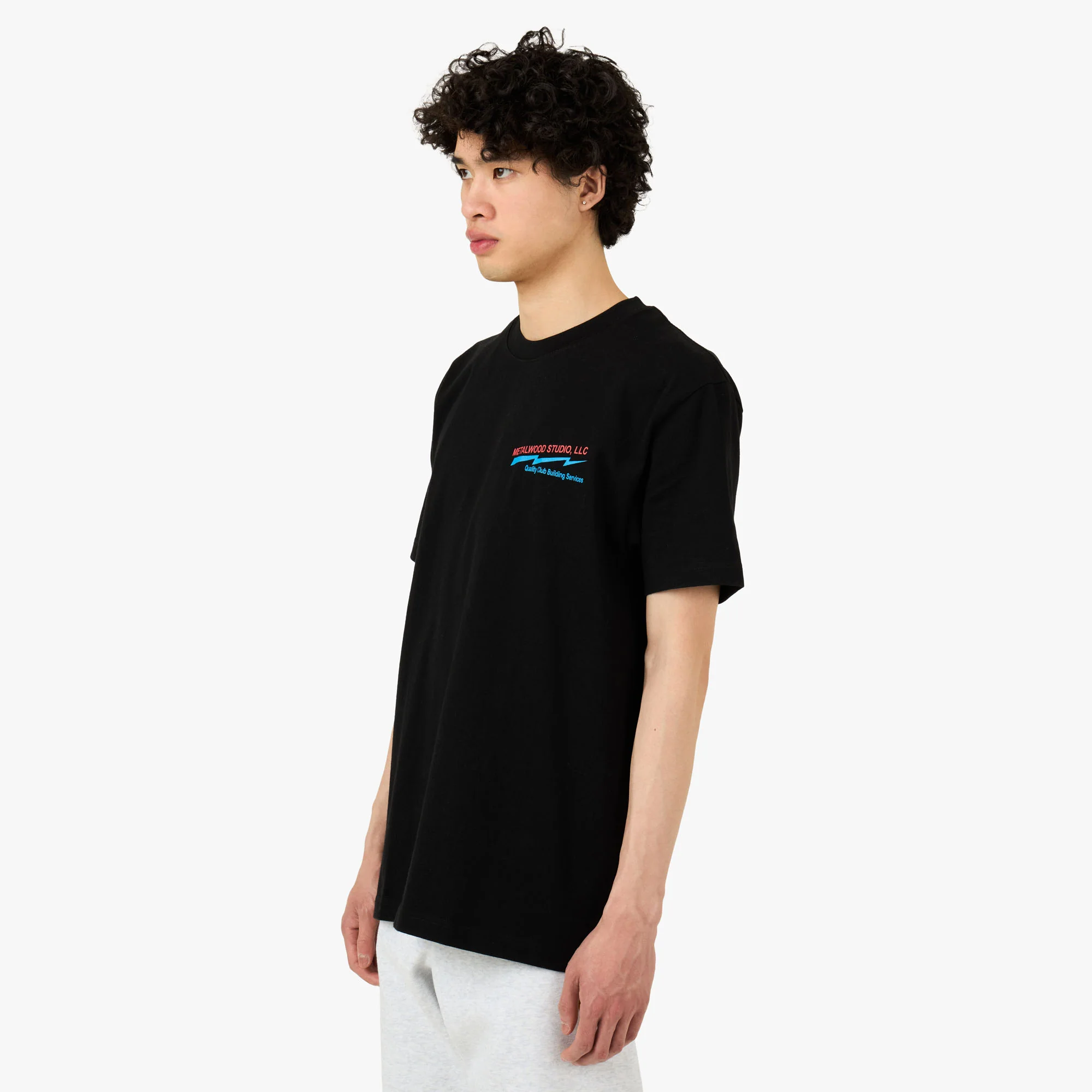 Metalwood Club Building T-Shirt Black - Image 3