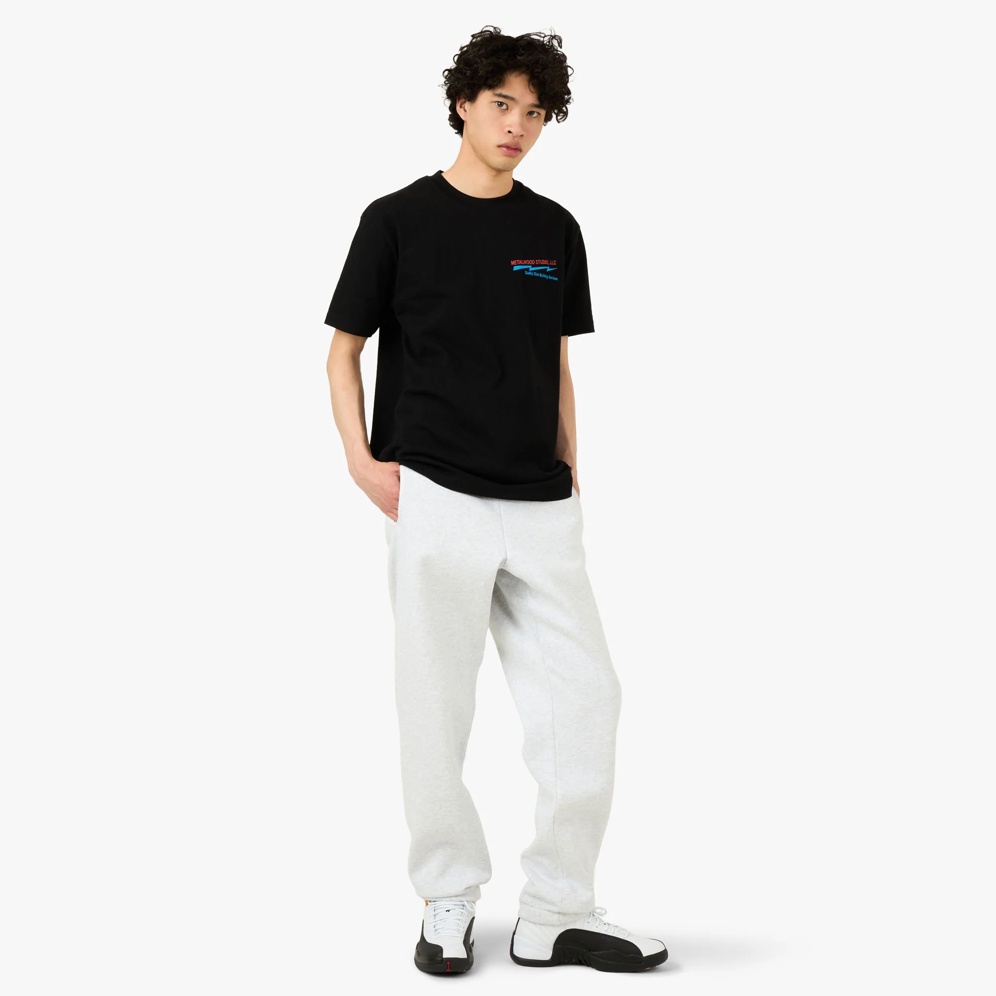 Metalwood Club Building T-Shirt Black - Image 6