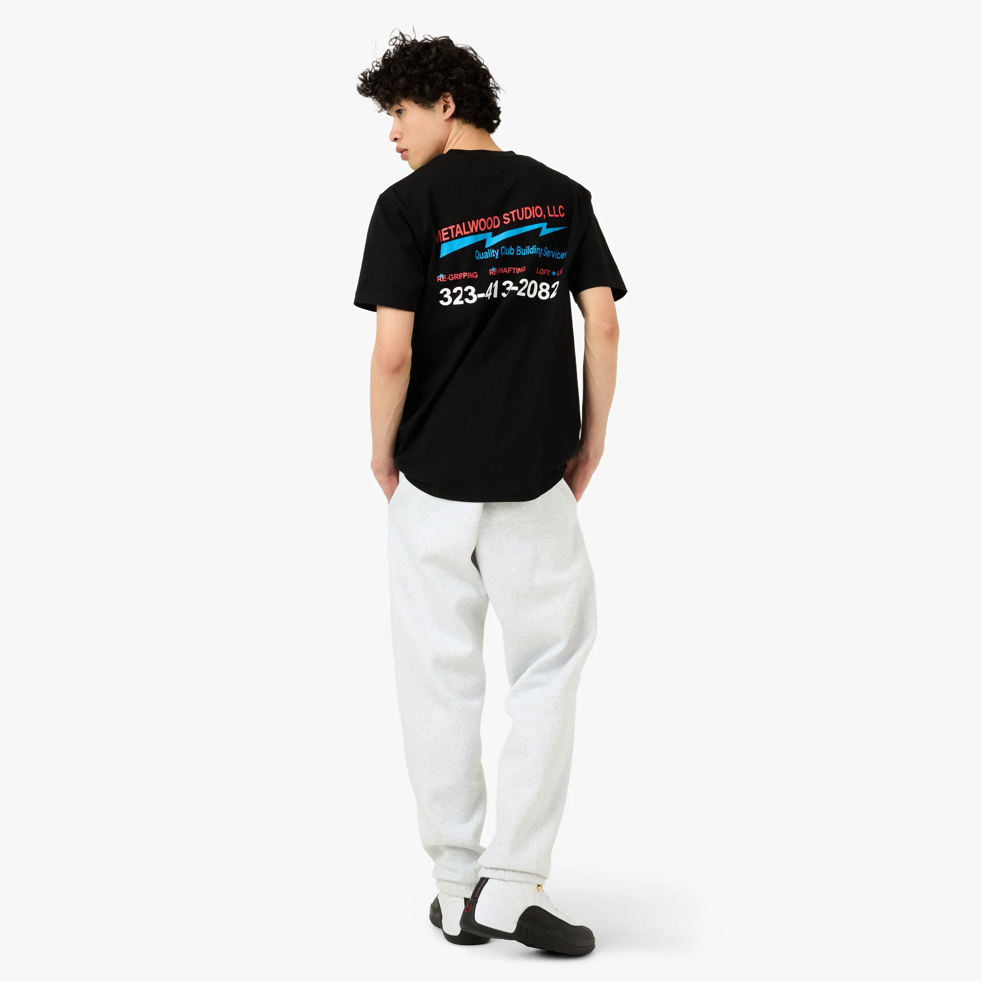 Metalwood Club Building T-Shirt Black - Image 7