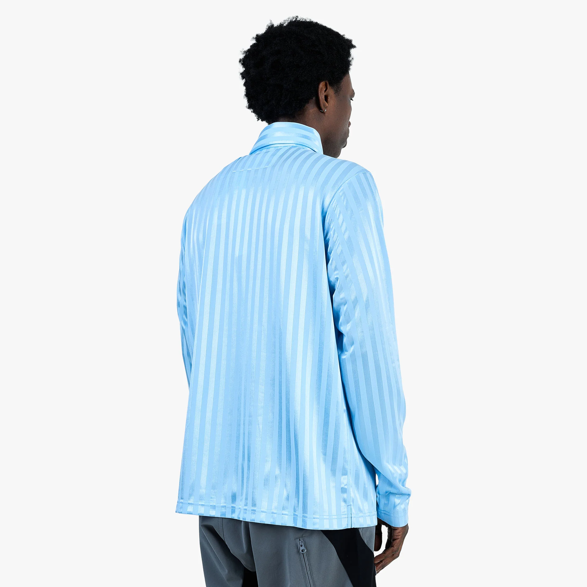 Metalwood Longsleeve Player Polo / Sky Blue - Image 3