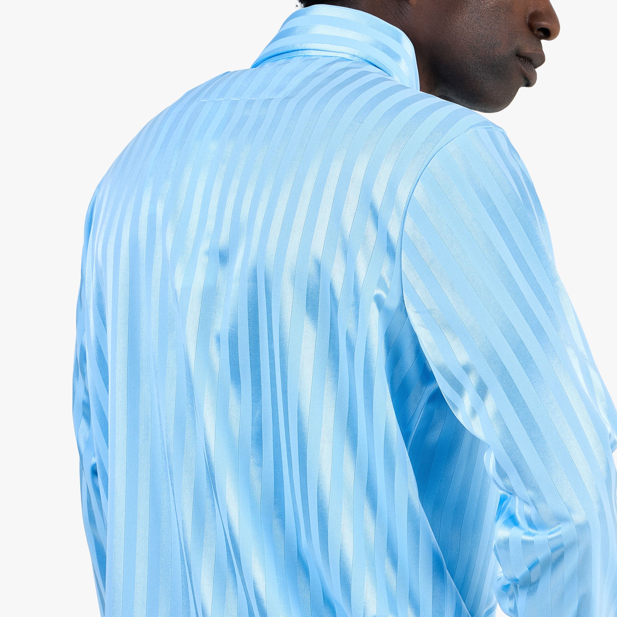 Metalwood Longsleeve Player Polo / Sky Blue - Image 5