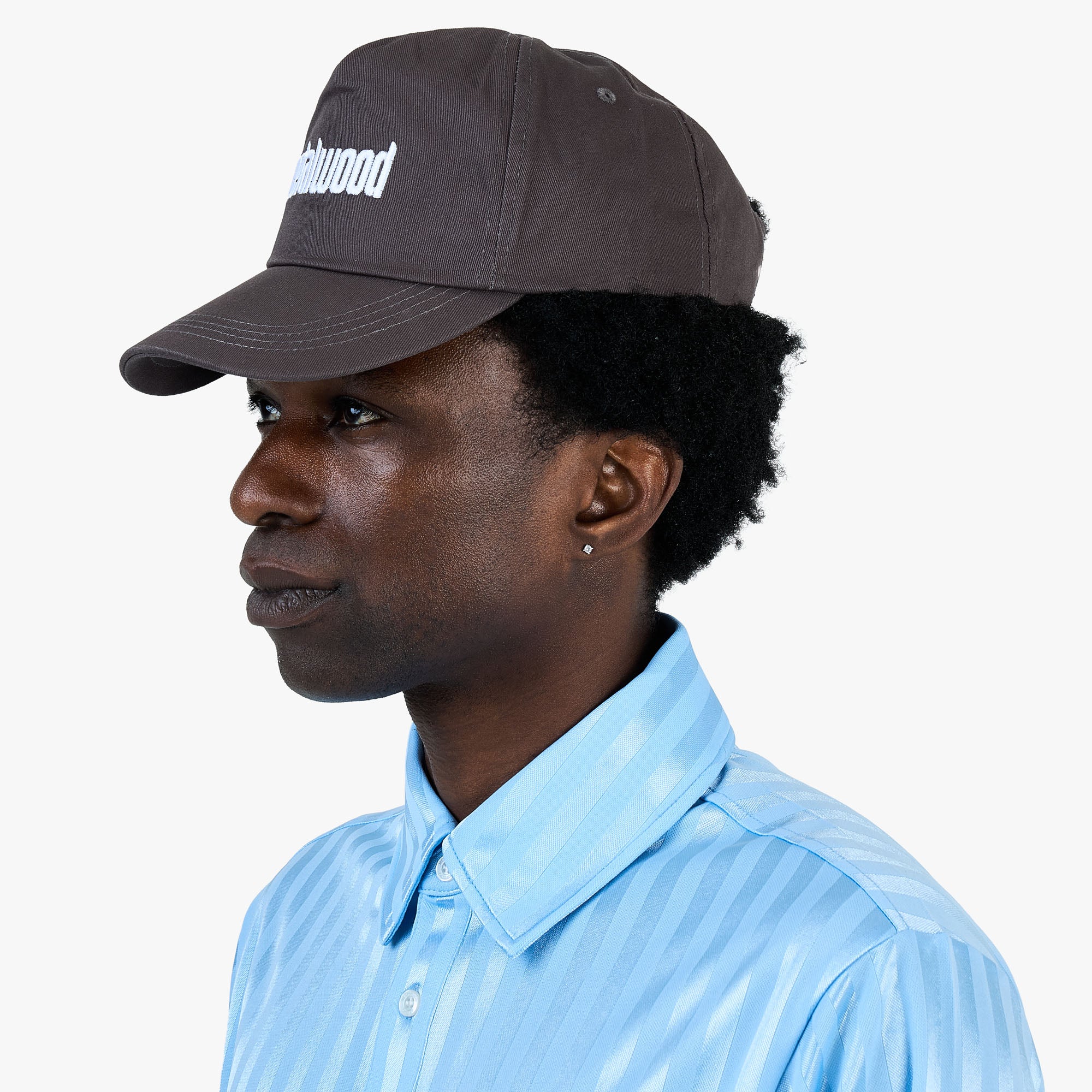Metalwood Metal Logo 5-Panel Hat / Brown - Image 2