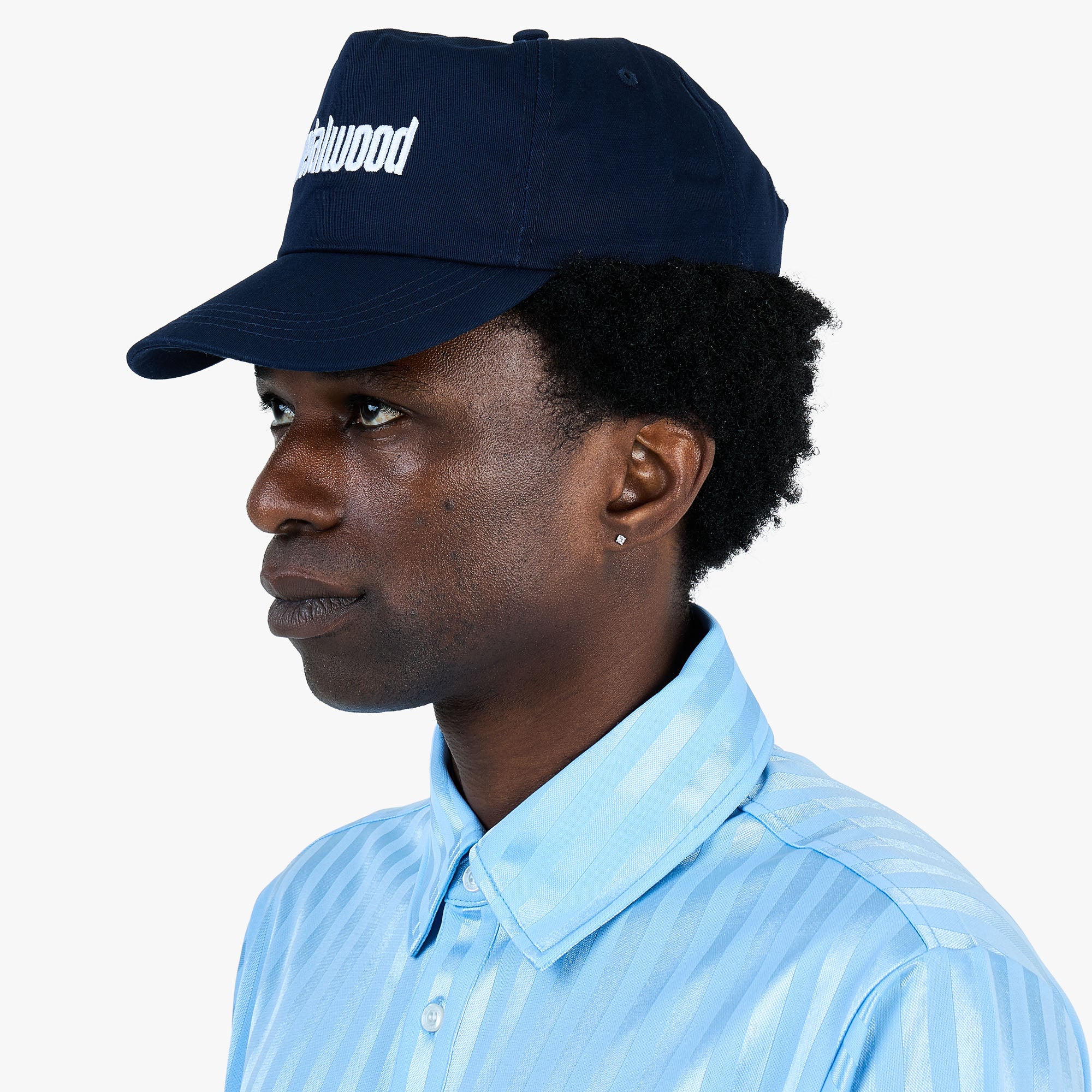 Metalwood Metal Logo 5-Panel Hat / Navy - Image 2