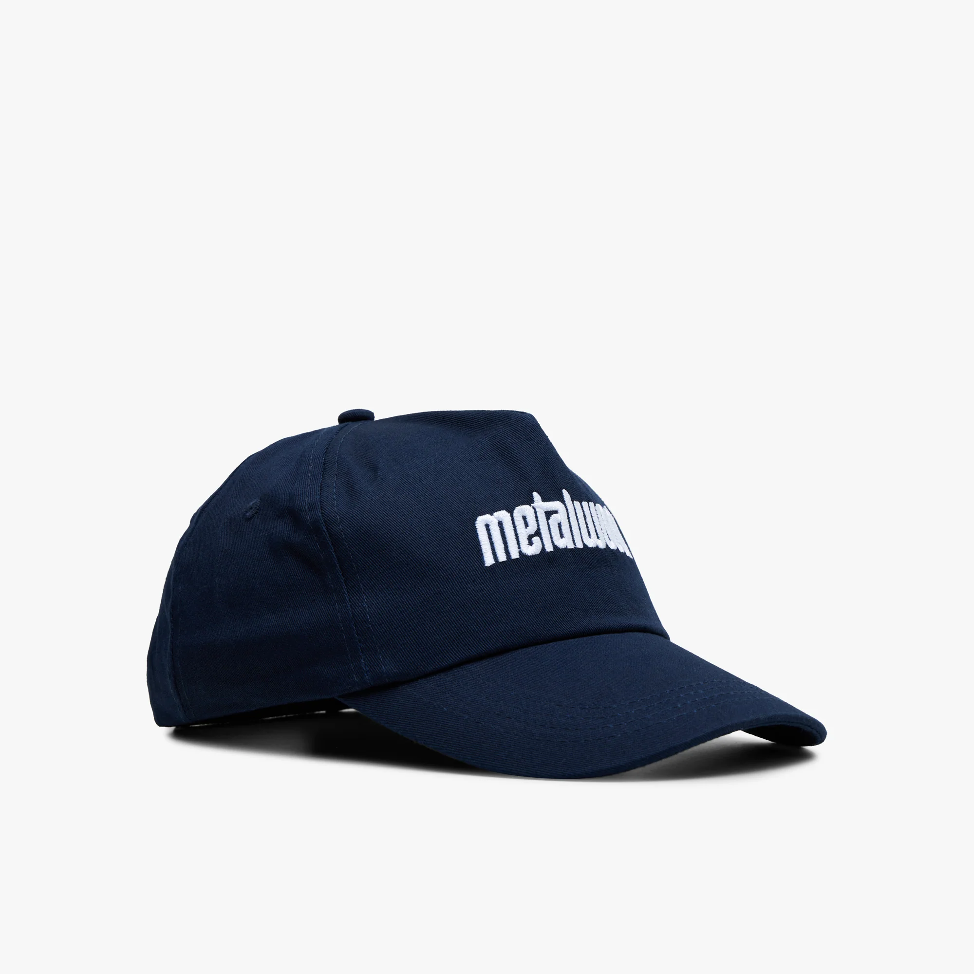 Metalwood Metal Logo 5-Panel Hat / Navy - Image 4