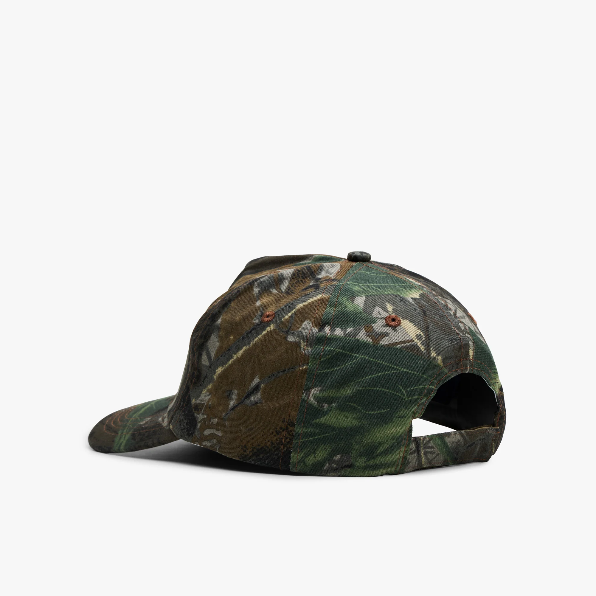 Metalwood Metal Logo 5-Panel Hat / Real Leaf Camo - Image 6