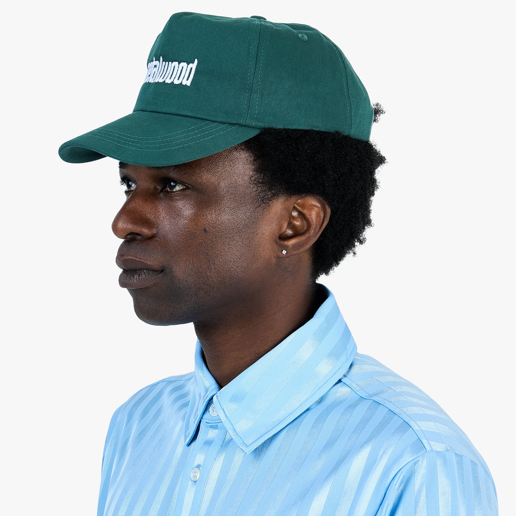 Metalwood Metal Logo 5-Panel Hat / Spruce - Image 2