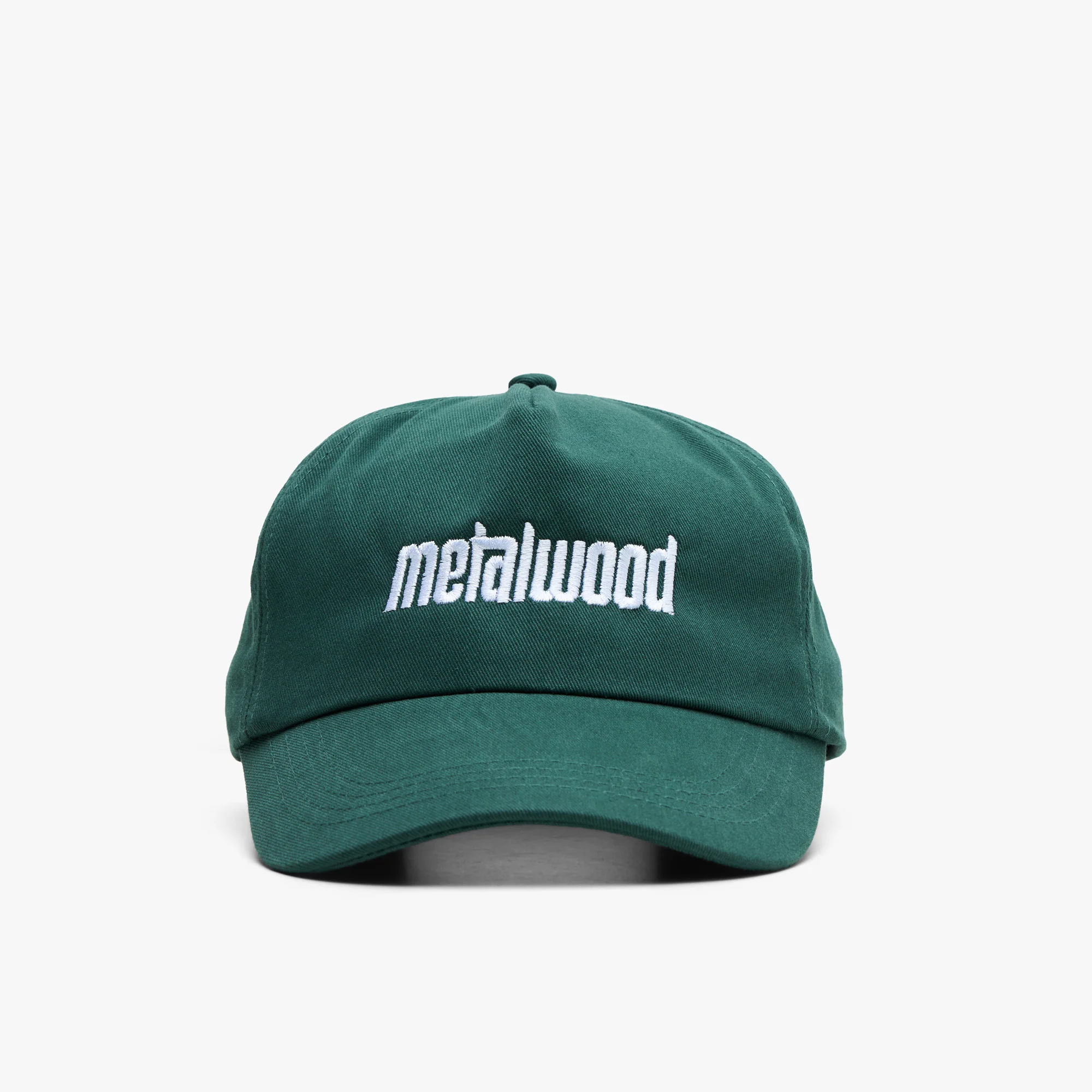 Metalwood Metal Logo 5-Panel Hat / Spruce - Image 5