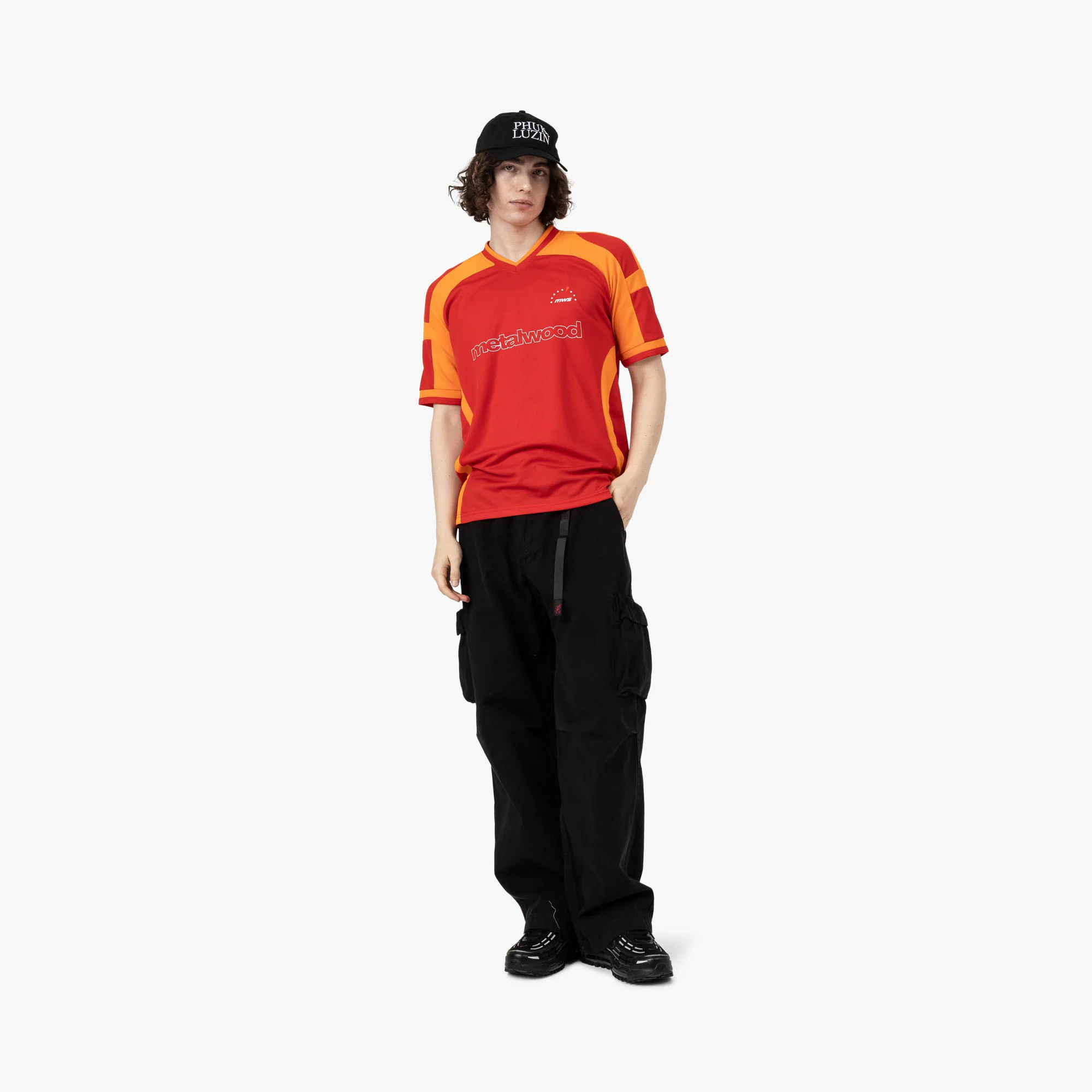 Metalwood Metal Paneled Jersey Red / Orange - Image 6