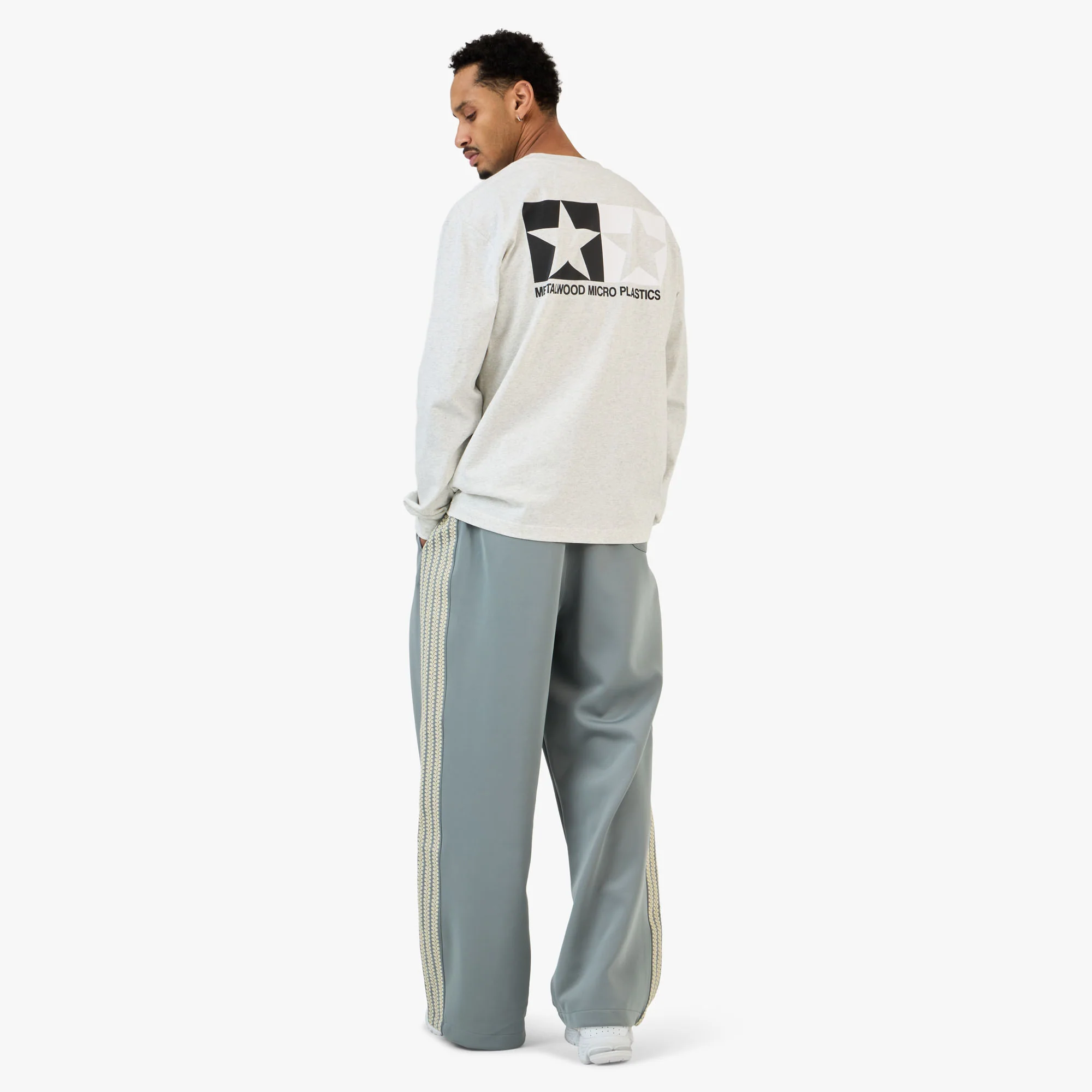 Metalwood Microplastics Longsleeve Heather Grey - Image 7